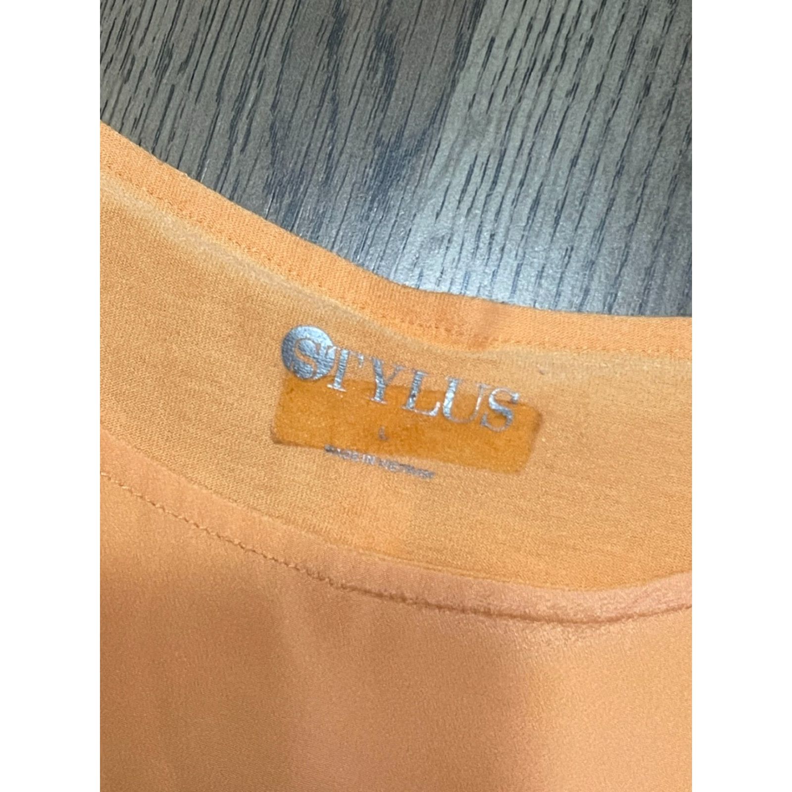Vintage VINTAGE? Stylus Tank Top Womens Size Small Orange Sleeveless Cut Out Missing front Casual Regular Size S / US 4 / IT 40 - 4 Thumbnail
