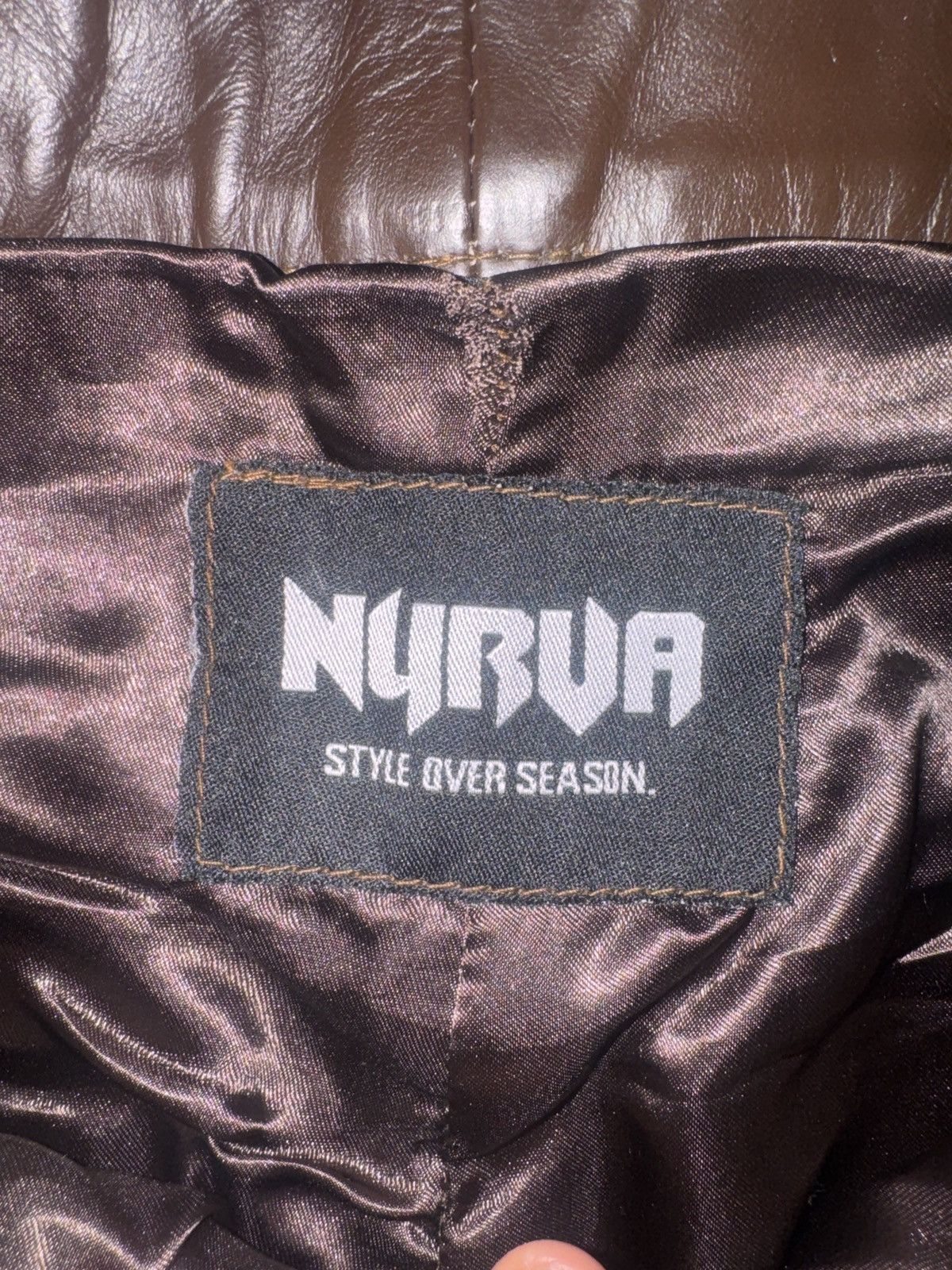 NYRVA NYRVA brown flared leather pants Size US 32 / EU 48 - 8 Thumbnail