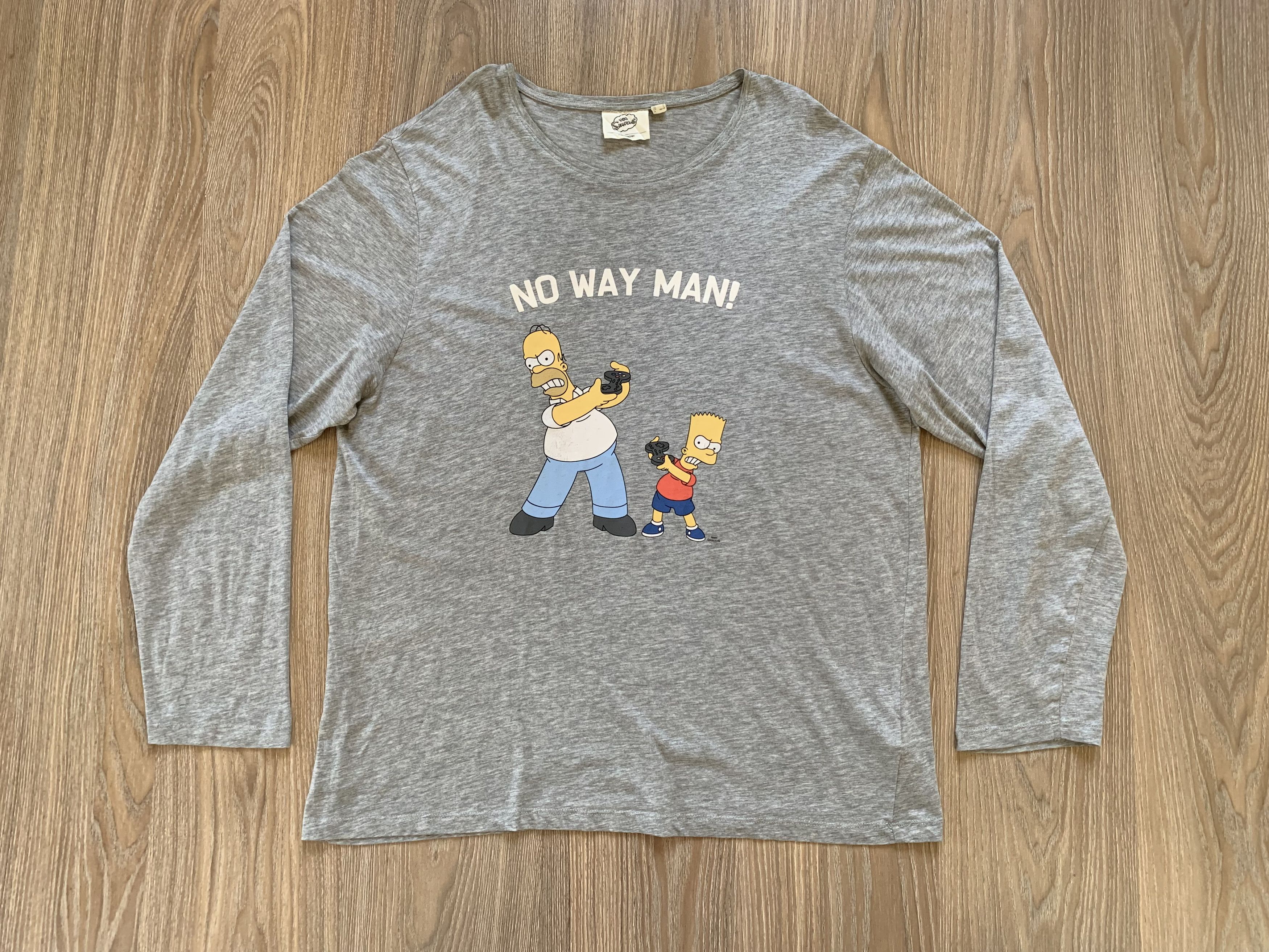 The Simpsons × Vintage The Simpsons 2018 Printed Long Sleeve T-Shirt Size US XL / EU 56 / 4 - 2 Thumbnail