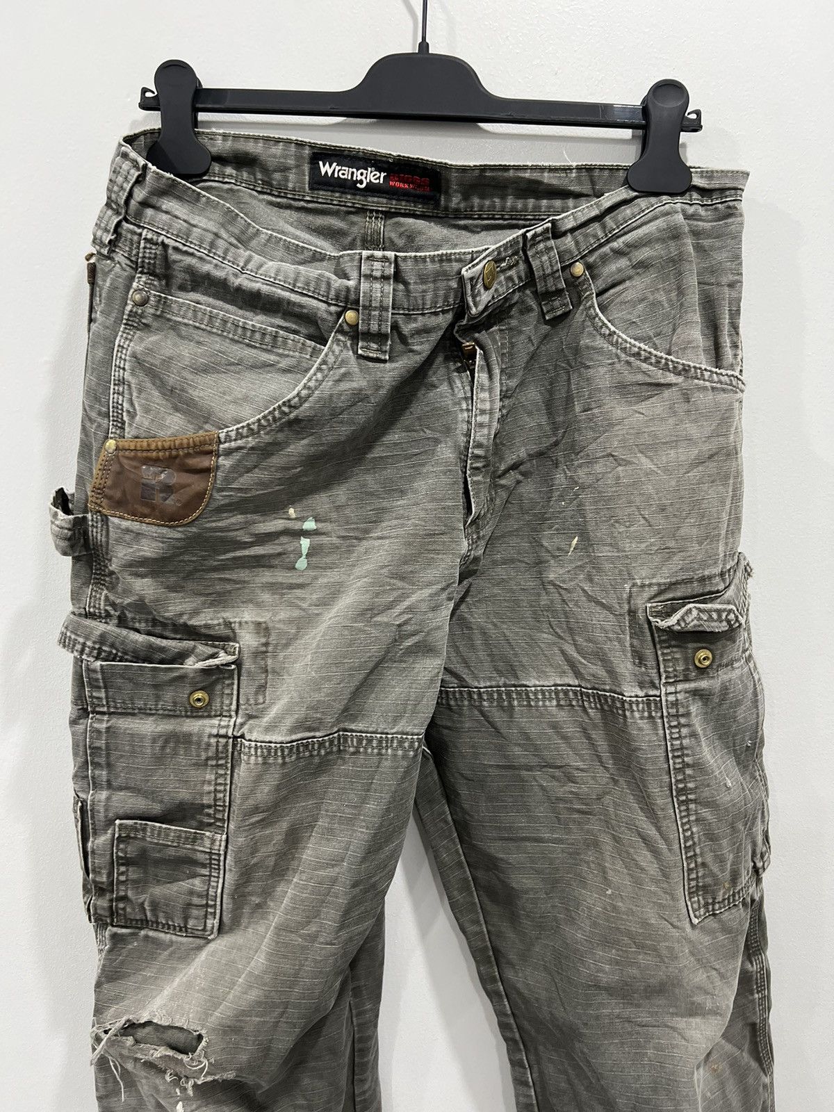 Vintage × Wrangler Vintage Wrangler Pants Olive Green 34x32 Size US 34 / EU 50 - 5 Thumbnail
