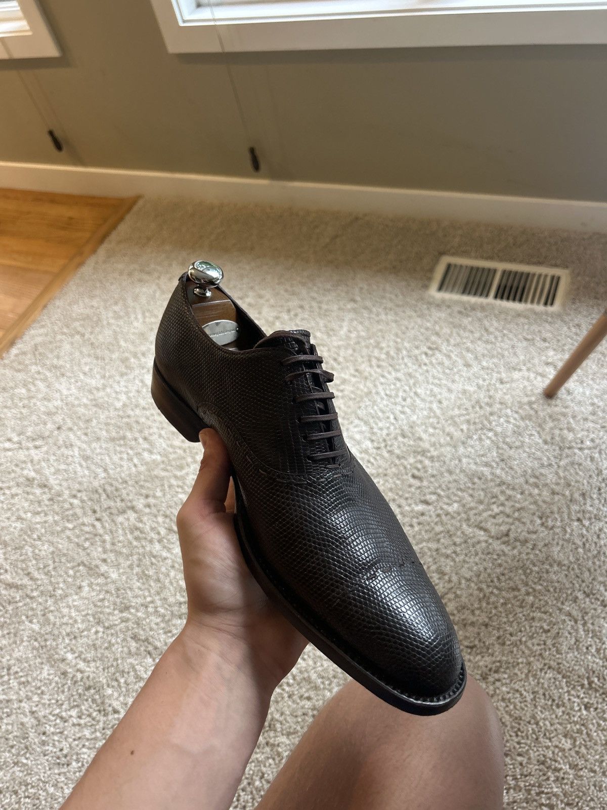 Ermenegildo Zegna Ermenegildo Zegna Goodyear-welted Oxford Size US 8.5 / EU 41-42 - 2 Thumbnail
