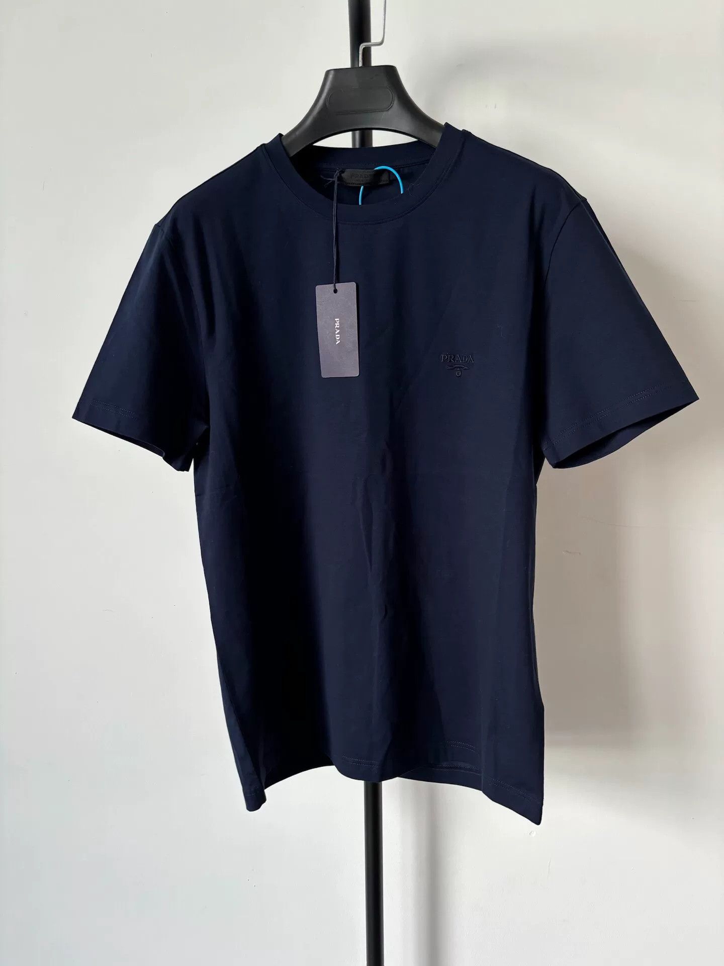 Prada Prada Men's Stretch Cotton T-shirt Size US S / EU 44-46 / 1 - 1 Thumbnail