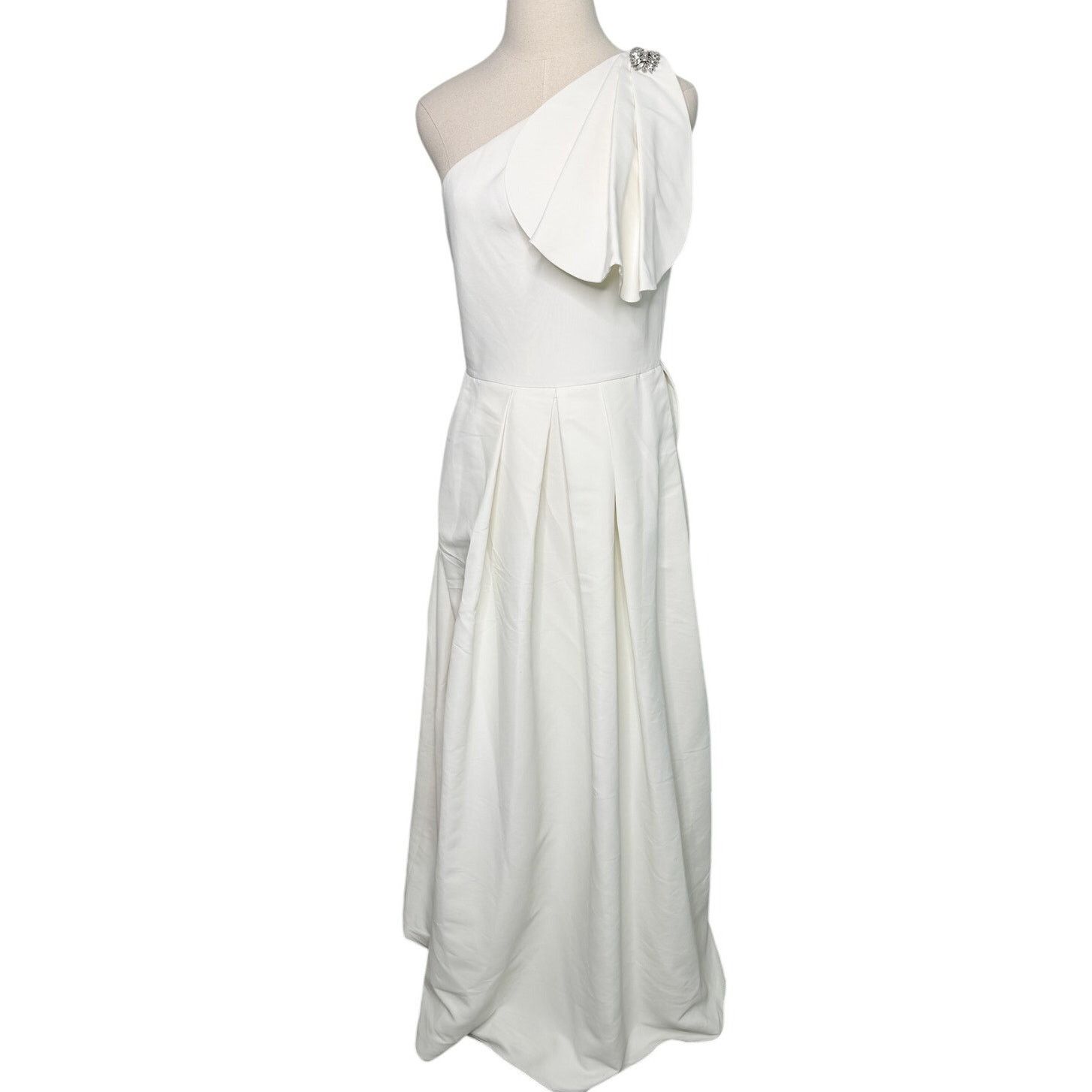 Sachin & Babi Sachin & Babi Martina One-Shoulder Gown Wedding Dress size 8 Size M / US 6-8 / IT 42-44 - 6 Thumbnail