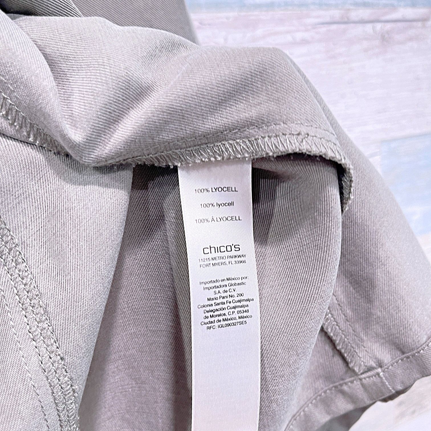 Chicos Chicos Soft Ruffle Jacket Olive Green Lyocell Womens 0P Size S / US 4 / IT 40 - 6 Thumbnail