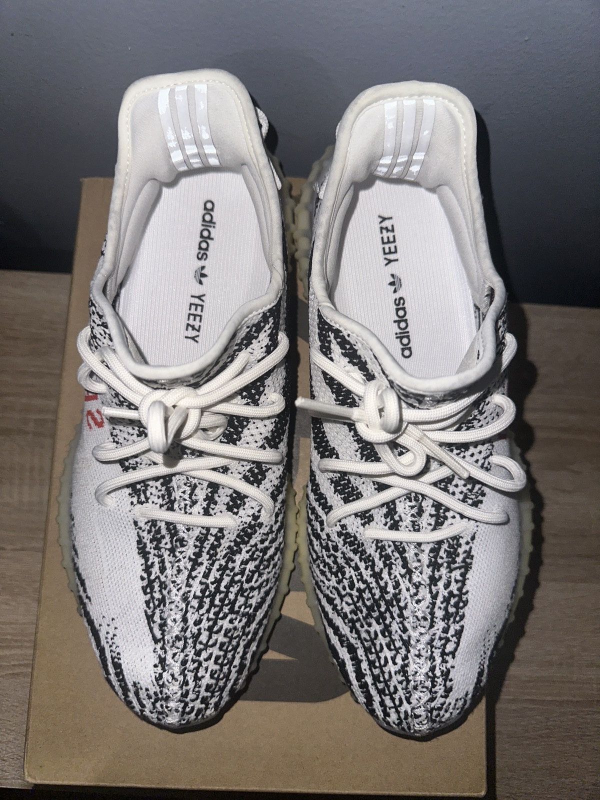 Adidas × Kanye West × Yeezy Yeezy 350 zebra Size US 10.5 / EU 43-44 - 5 Thumbnail