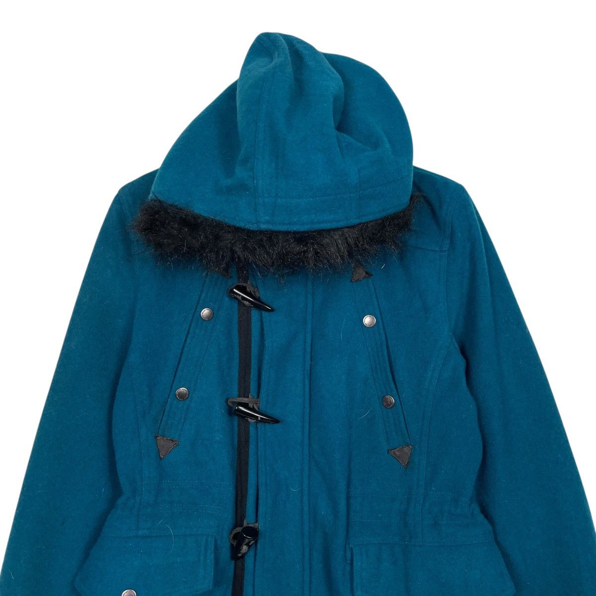 semanticdesign Semantic Design Hooded Wool Duffle Jacket Size US M / EU 48-50 / 2 - 2 Thumbnail