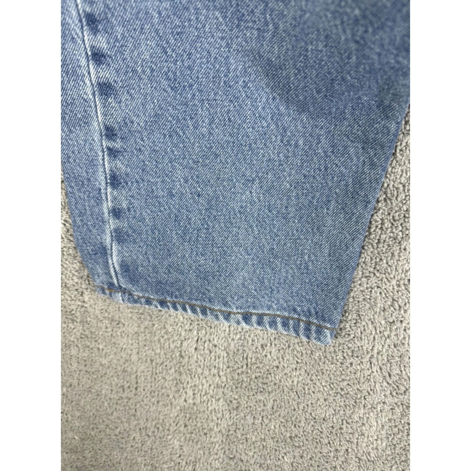 Wrangler Wrangler Jeans Mens 36x32 Blue Regular Fit Denim Straight Leg Jeans High Rise but not included? Size US 36 / EU 52 - 6 Thumbnail