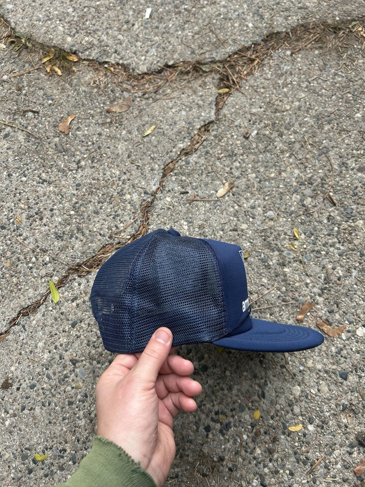 Vintage Vtg trucker hat armada brand pet food grain ship boat snapba Size ONE SIZE - 8 Thumbnail
