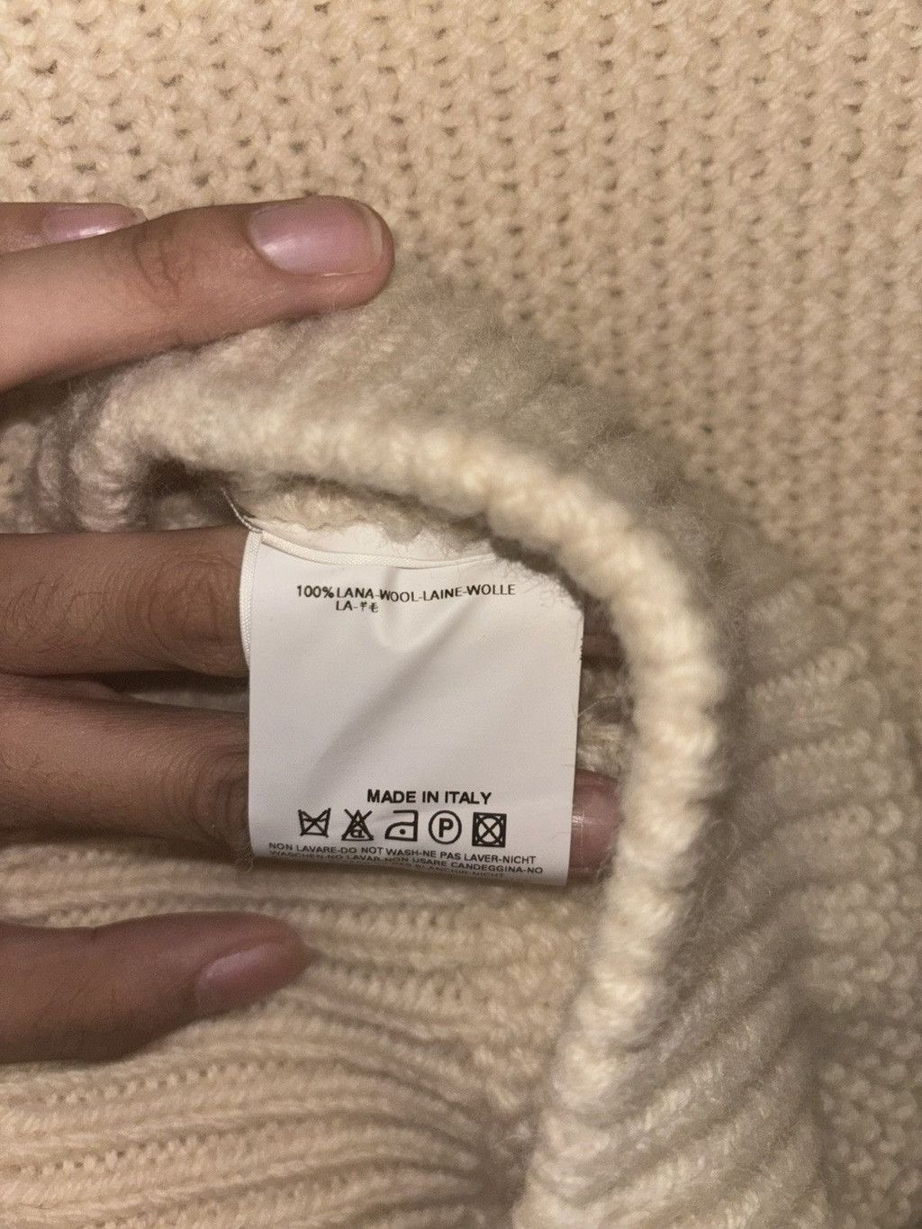 Dsquared2 Vintage rare 2000s cream half zip Dsquared2 sweater Size US XL / EU 56 / 4 - 3 Thumbnail