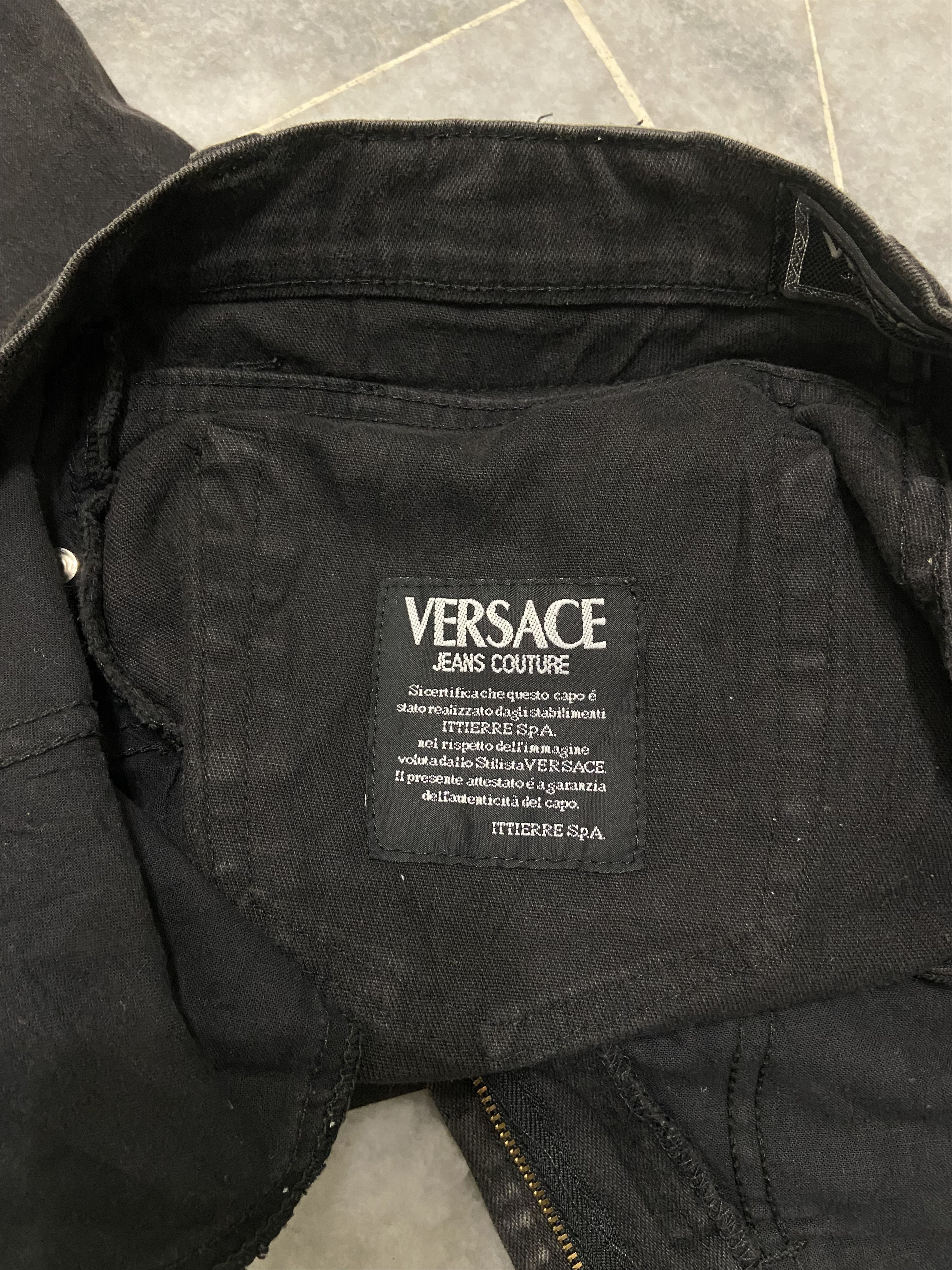 Versace Versace Jeans Couture Super Black jeans Size US 29 - 10 Thumbnail