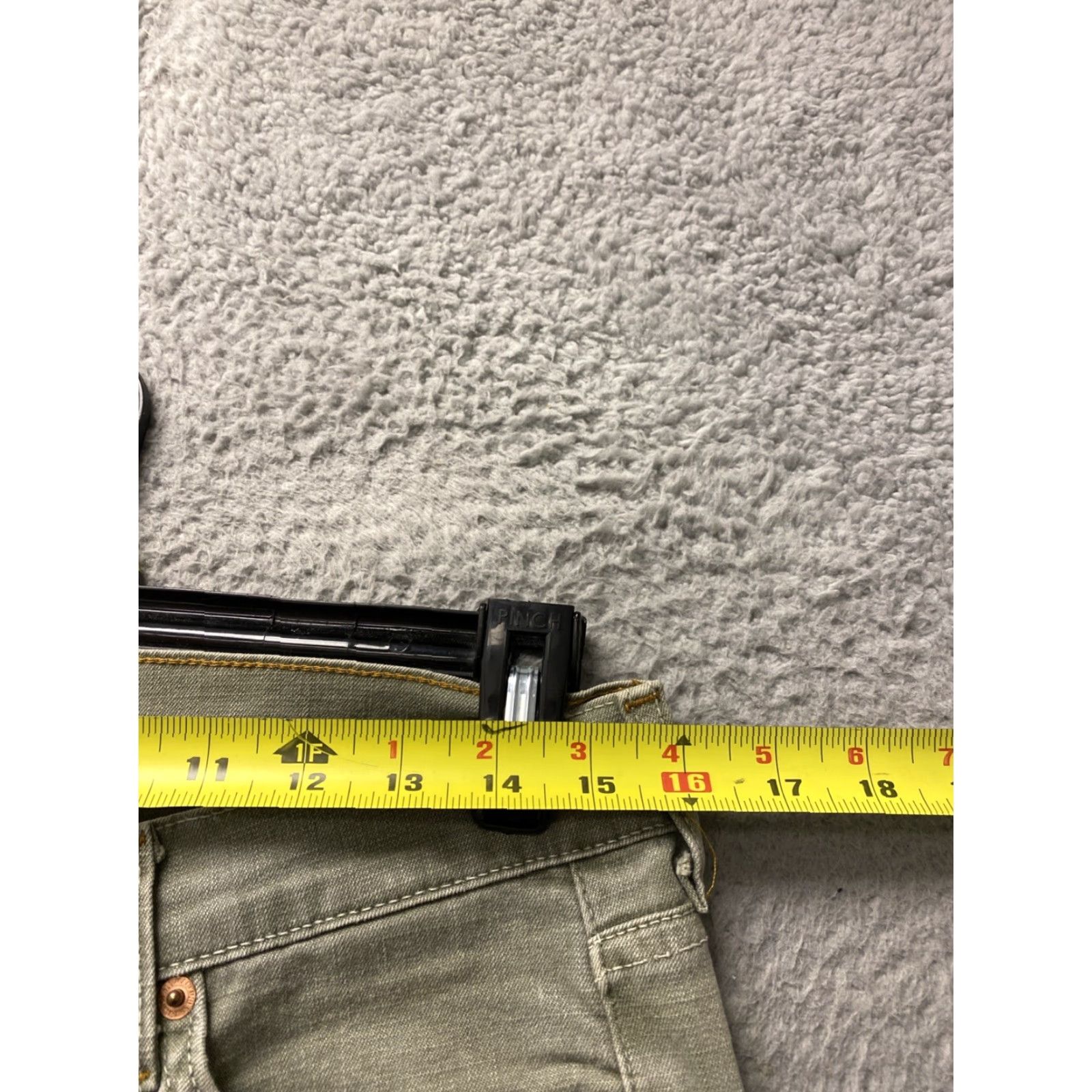 7 For All Mankind 7 For All Mankind Dojo Jeans Women Flared 31x31 Faded Green Womens Jeans Vintage No XS? Size 24" / US 00 / IT 34 - 7 Thumbnail