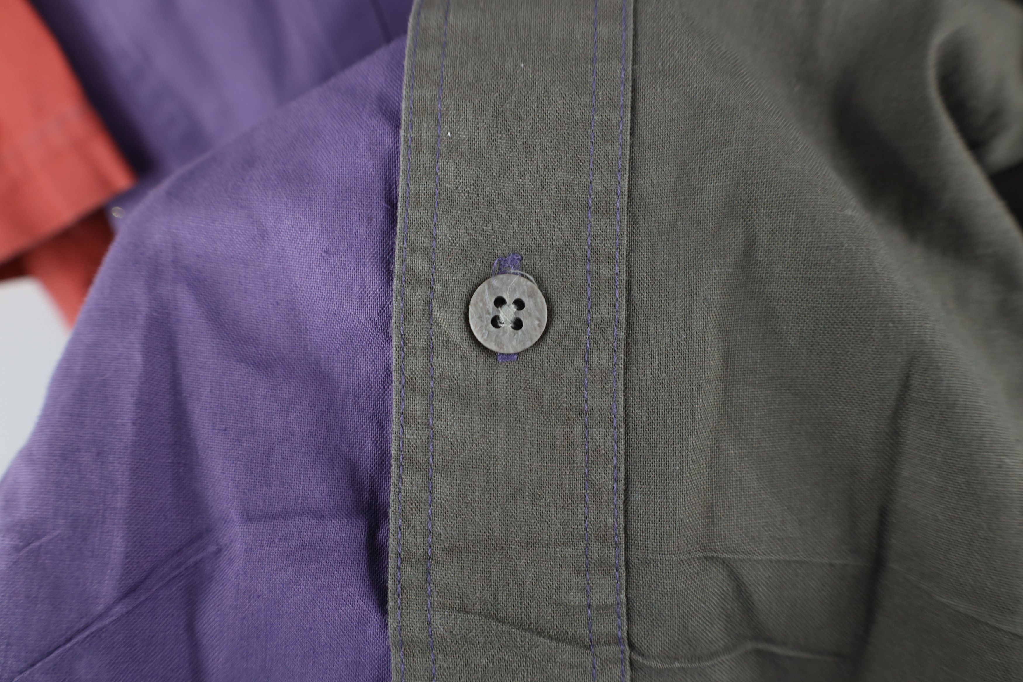 Vintage Vintage 90s Streetwear Short Sleeve Collared Button Shirt Size US L / EU 52-54 / 3 - 6 Thumbnail