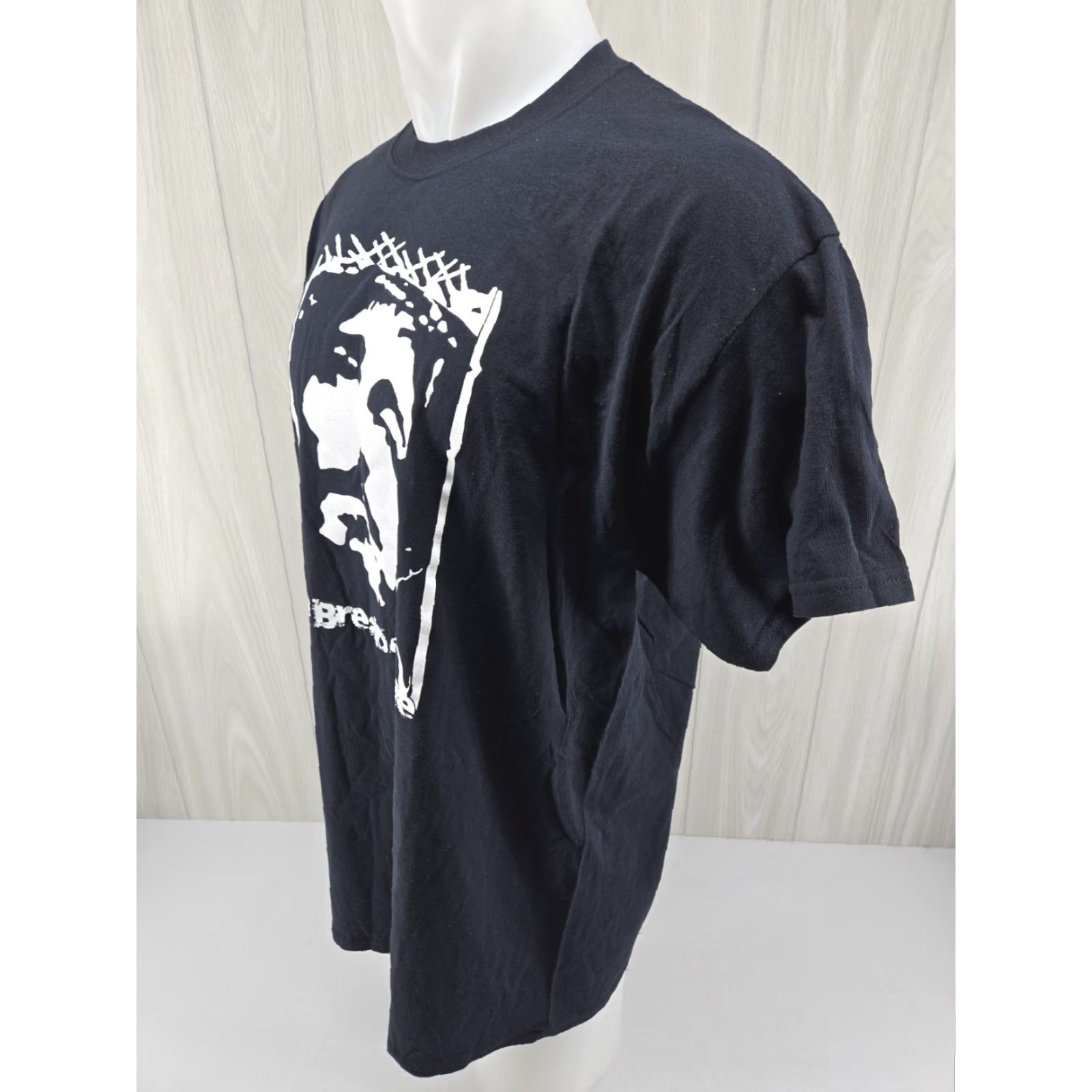Gildan VINTAGE Gildan Jesus Bread of Life Graphic T Shirt Black XL Men's Crew Neck Short Sleeve Size US XL / EU 56 / 4 - 5 Thumbnail
