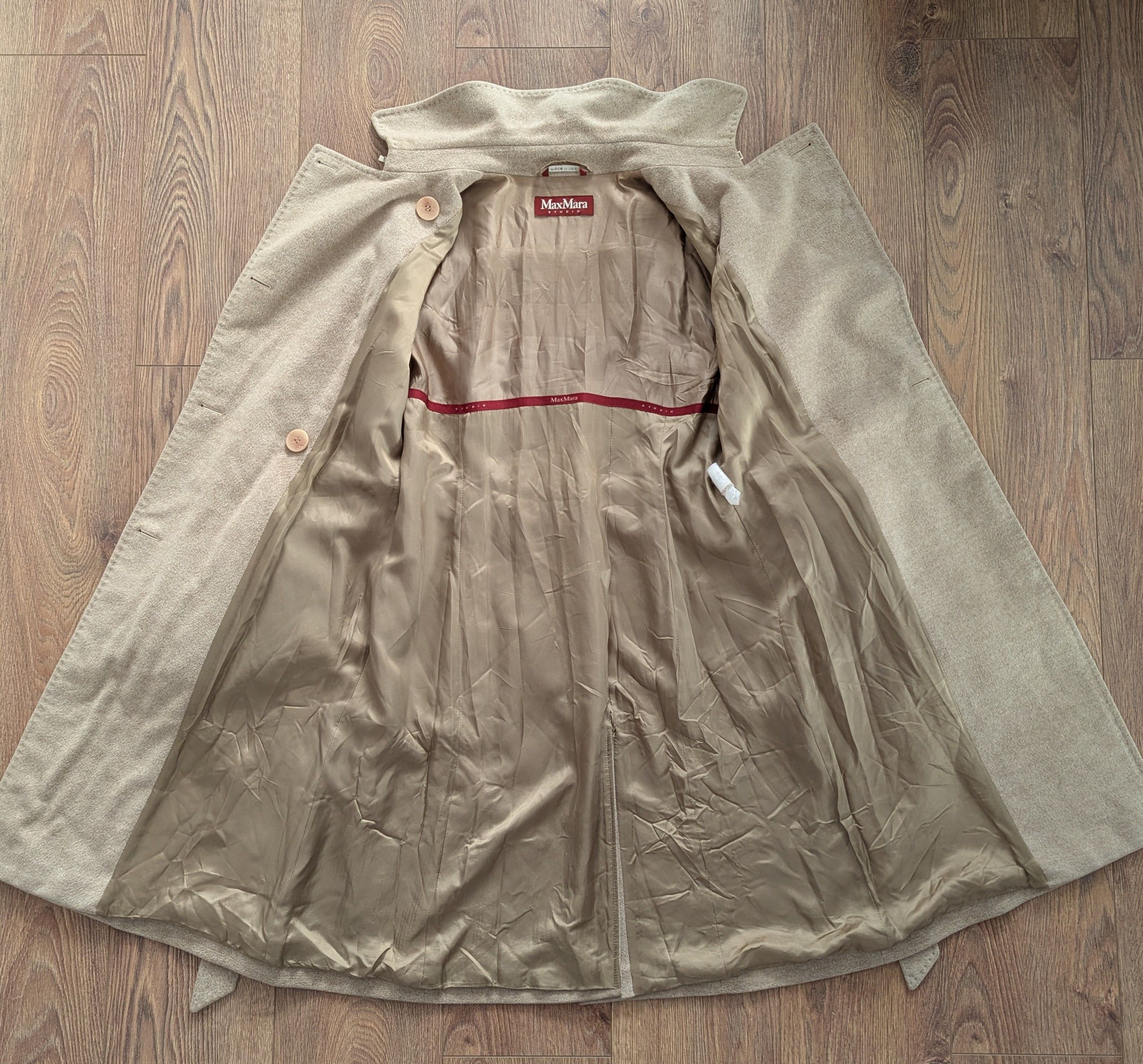 Max Mara MAX MARA Studio Double-Breasted Wool Coat MadeInItaly Luxury Size M / US 6-8 / IT 42-44 - 10 Thumbnail