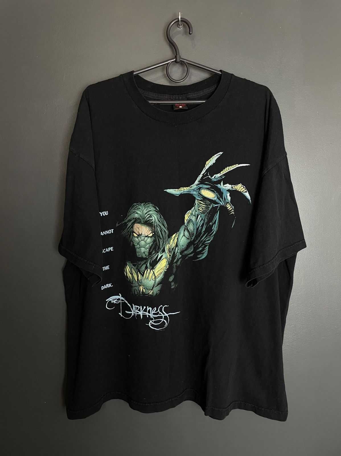 image of The Game Vintage The Darkness Game Fashion Victim T-Shirt in Black, Men's (Size 2XL)
