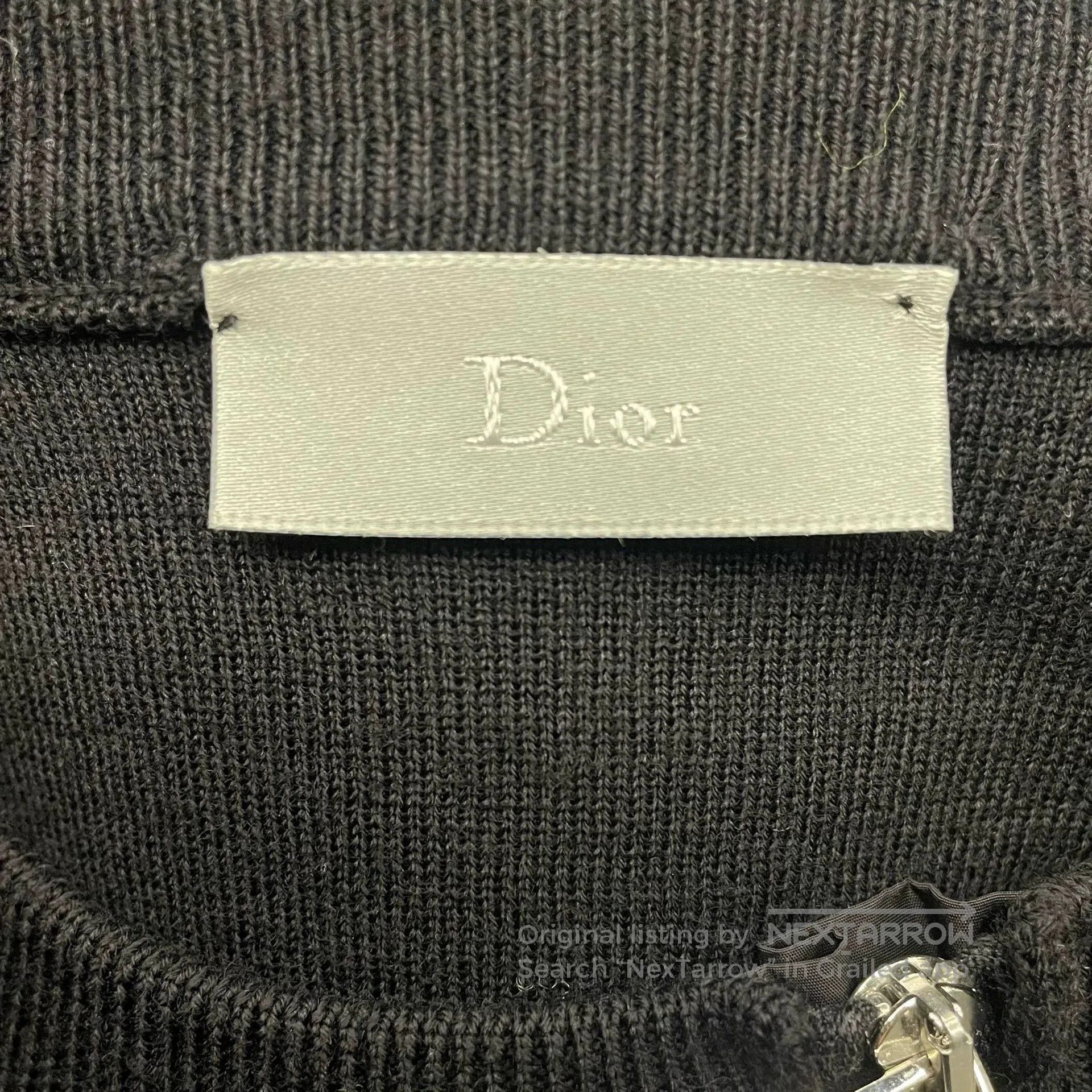 Dior dior black irregular zip sweatshirt size s. Size US S / EU 44-46 / 1 - 5 Thumbnail