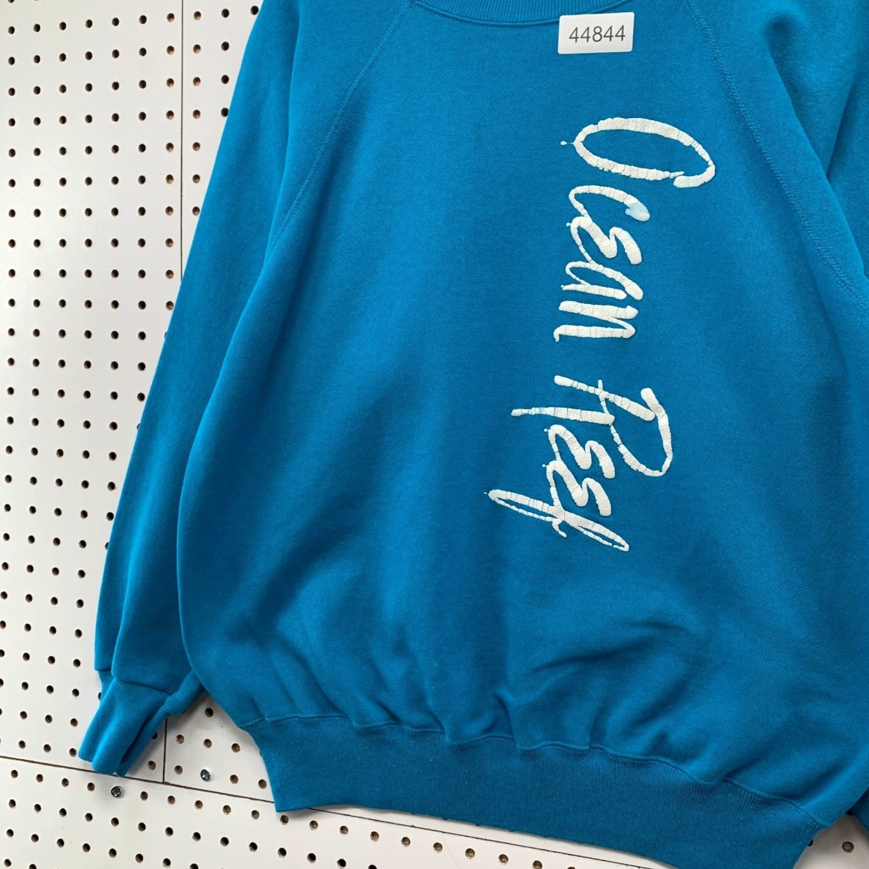 REEF VINTAGE Ocean Reef Sweatshirt Mens Medium Blue Crewneck Fleece USA Surf 80s 90s Beach Size US M / EU 48-50 / 2 - 3 Thumbnail