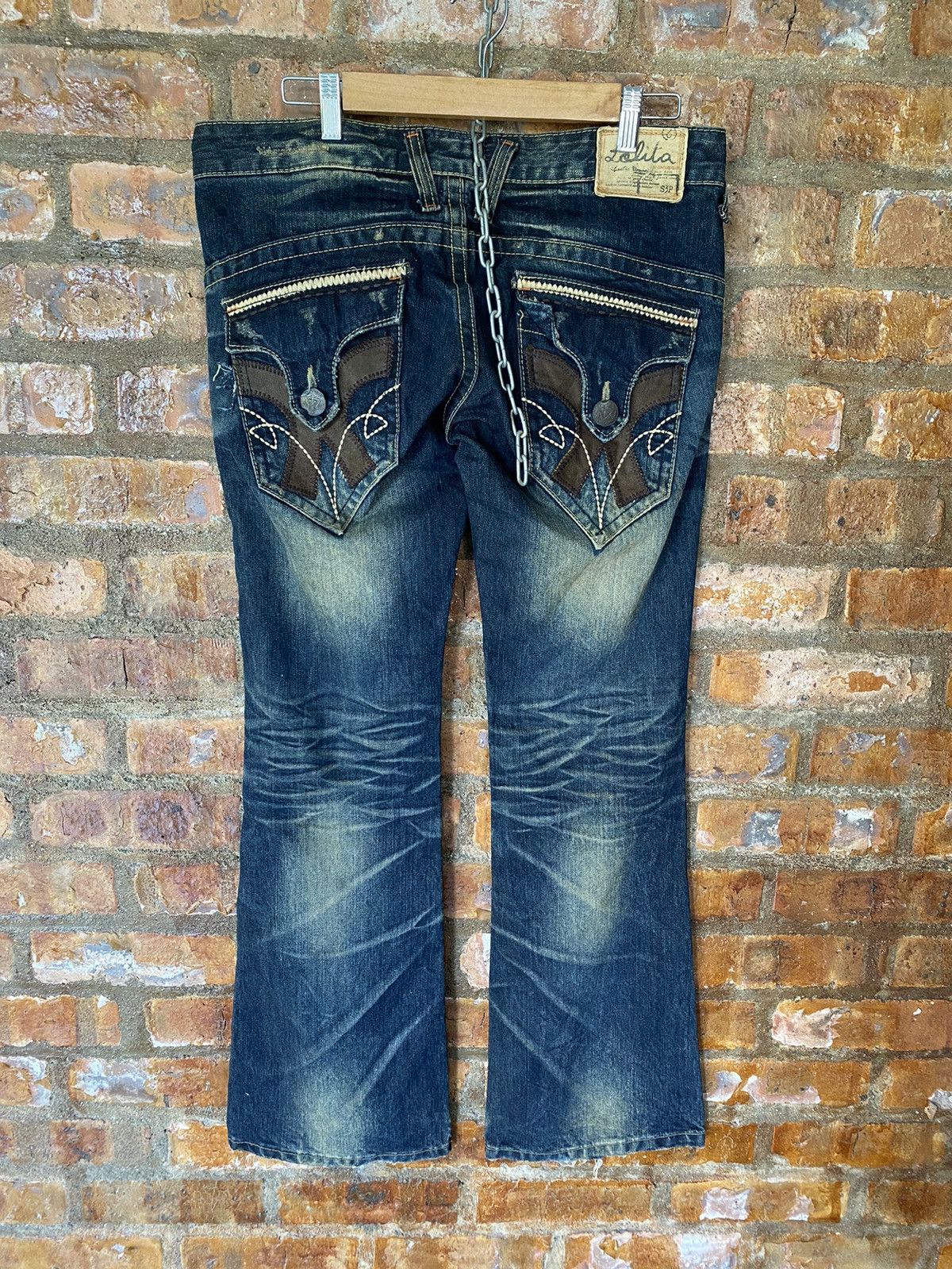Japanese Brand FLARE🔥Lolita Jeans x Yoshitomo Nara pants Size US 34 / EU 50 - 12 Thumbnail