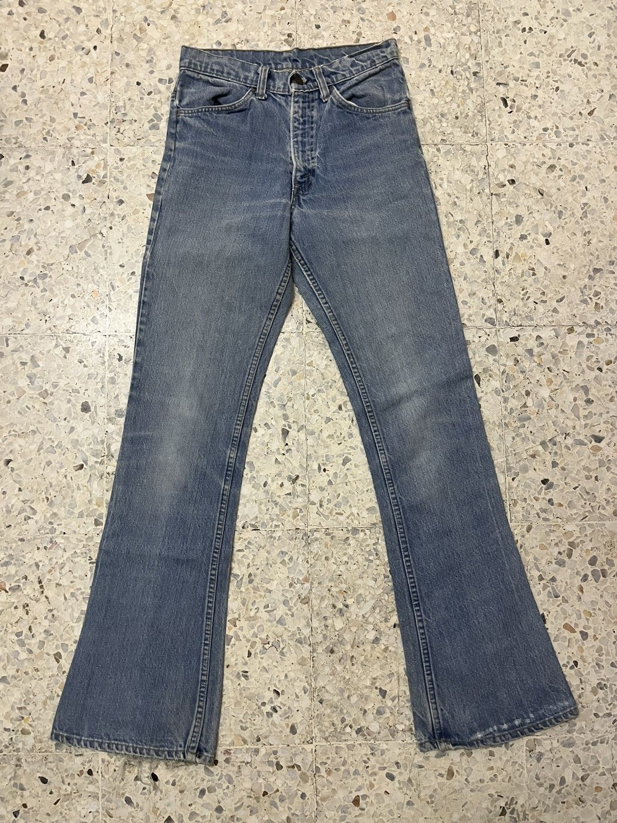 Levi's Vintage 70s levis 646 bell bottom light blue wash Size US 28 / EU 44 - 1 Thumbnail