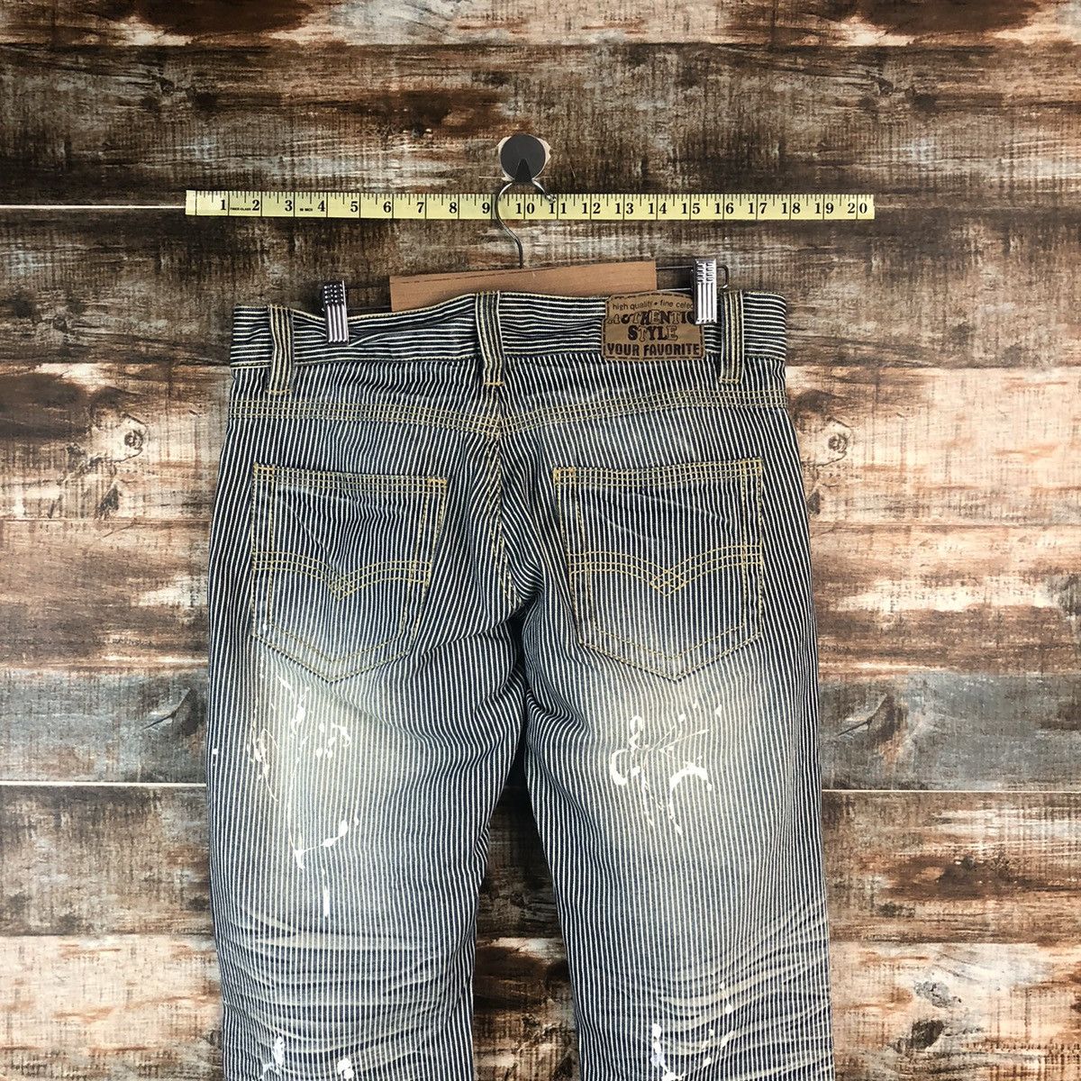 Japanese Brand Japanese Brand vintage tactical Stripe White Pants #A2121 Size US 32 / EU 48 - 15 Thumbnail