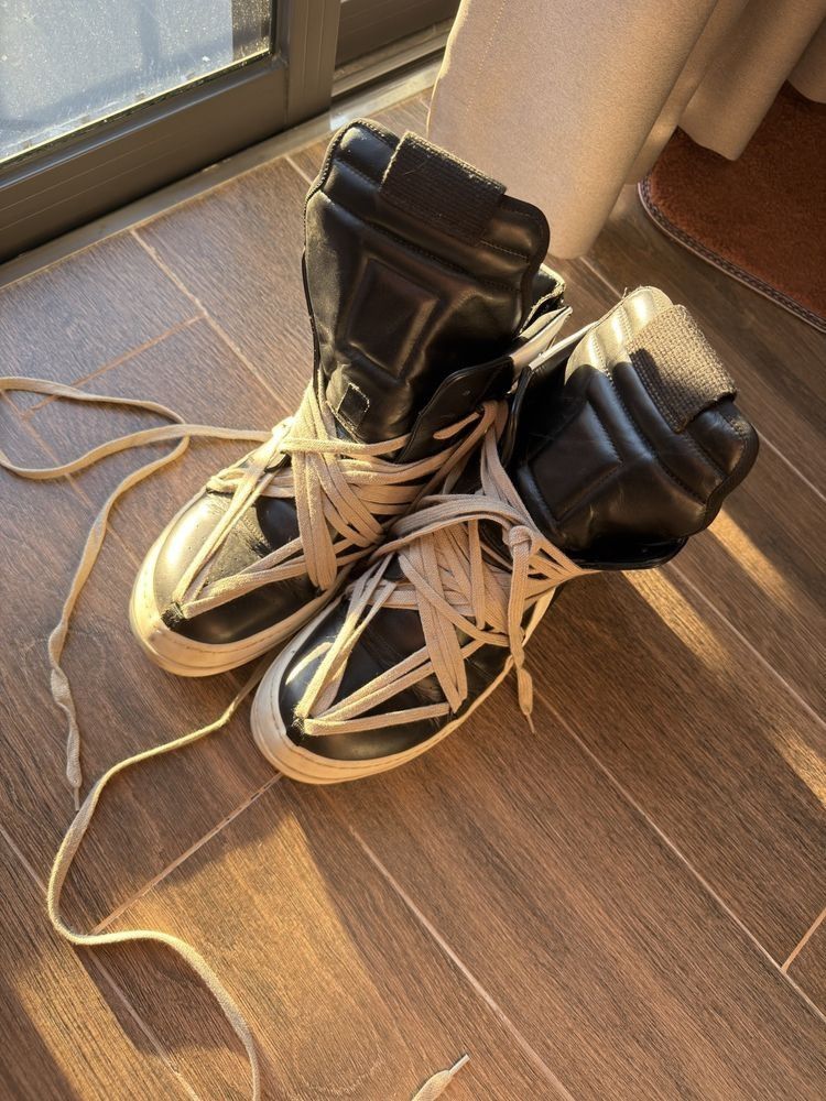Rick Owens Rick Owens Megalace Geobaskets | Grailed