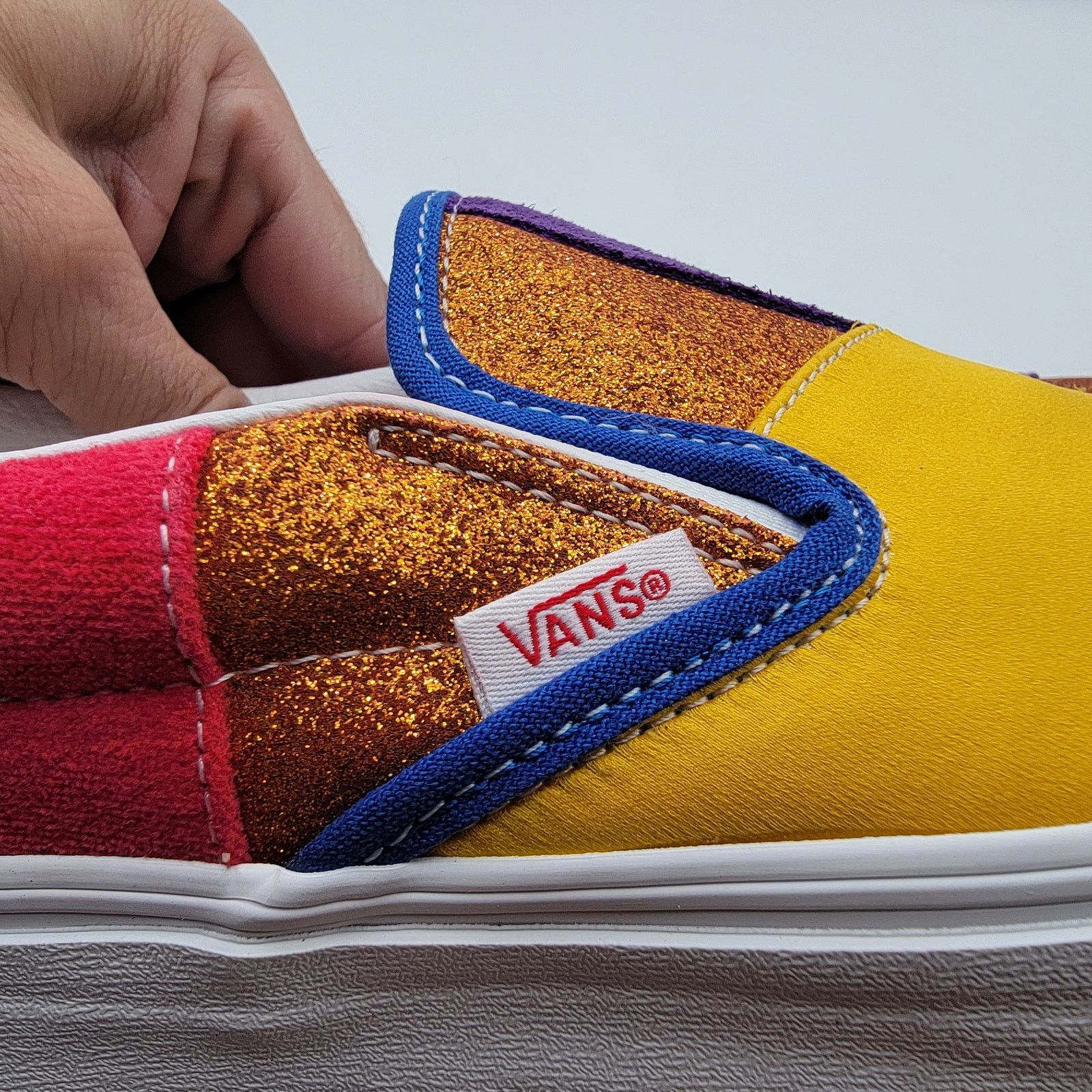 Vans Vans Classic SlipOn Pride Patchwork Sz 9M/10.5W VN0A33TB44B1 Size US 9 / EU 42 - 6 Thumbnail