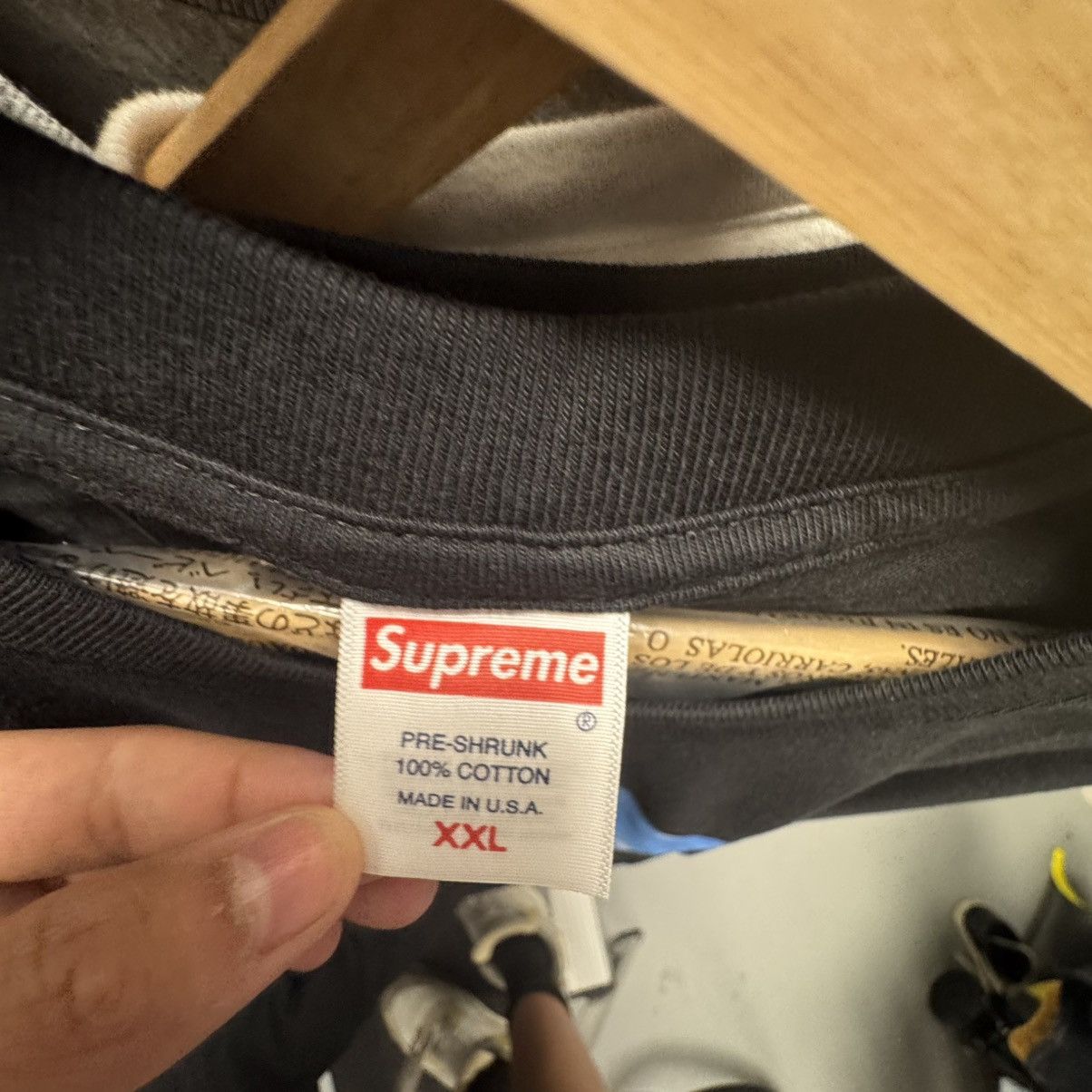 Supreme Supreme Trash Tee Black Size US XXL / EU 58 / 5 - 3 Thumbnail