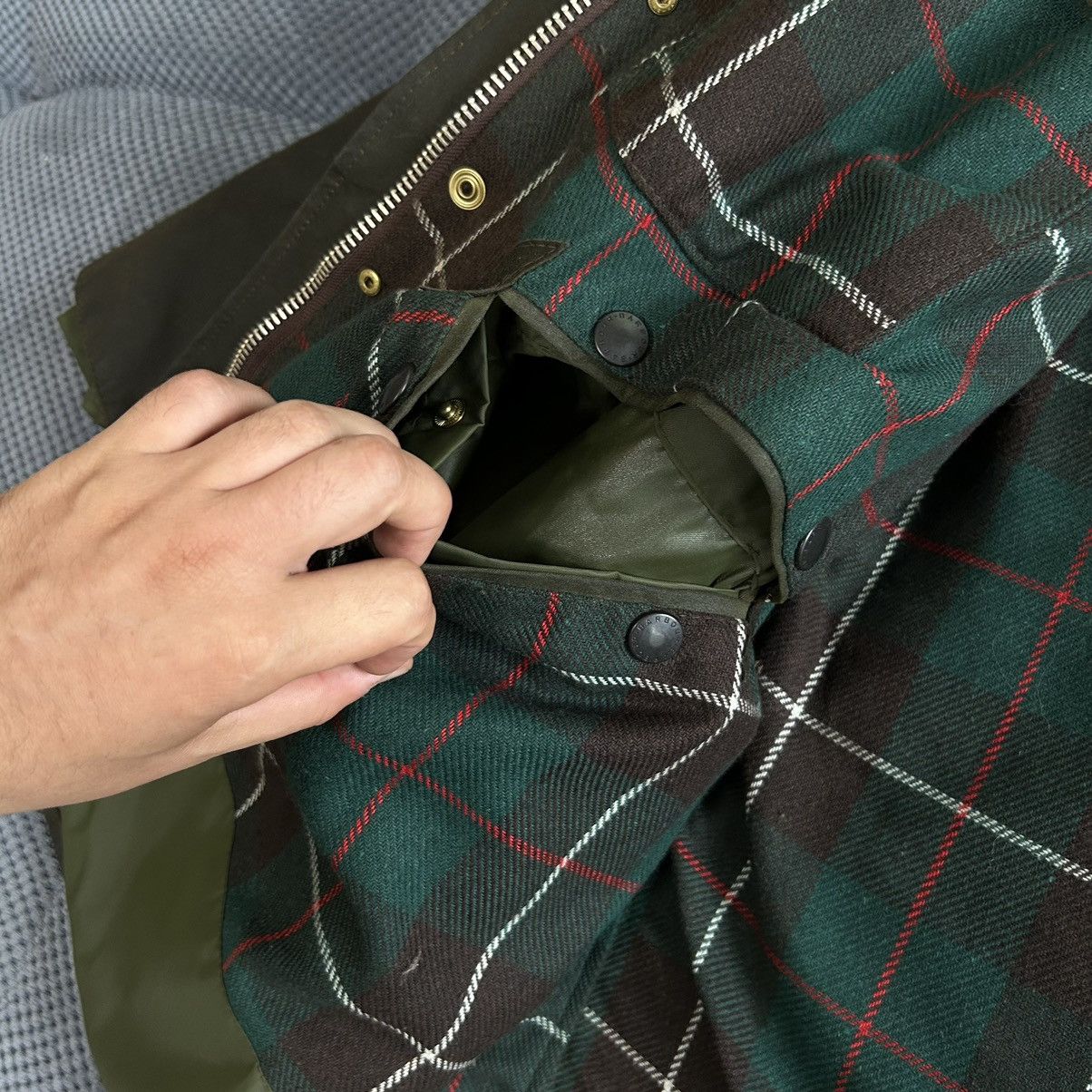 Barbour Barbour Northumbria C46 Vintage Heavy Green Waxed Jacket Size US XXL / EU 58 / 5 - 10 Thumbnail