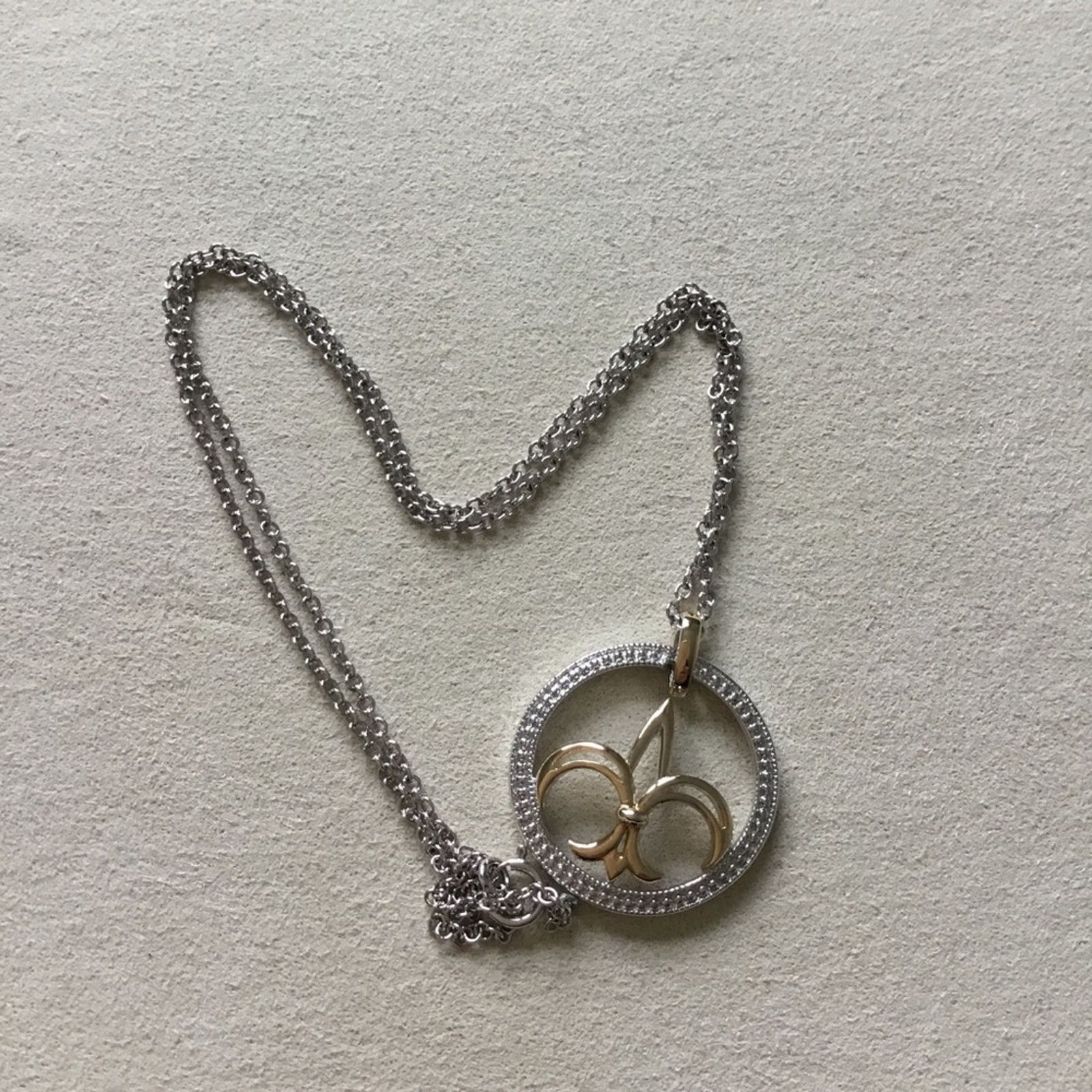 Other Sterling Silver Crystal Rocket Necklace Size ONE SIZE - 5 Thumbnail