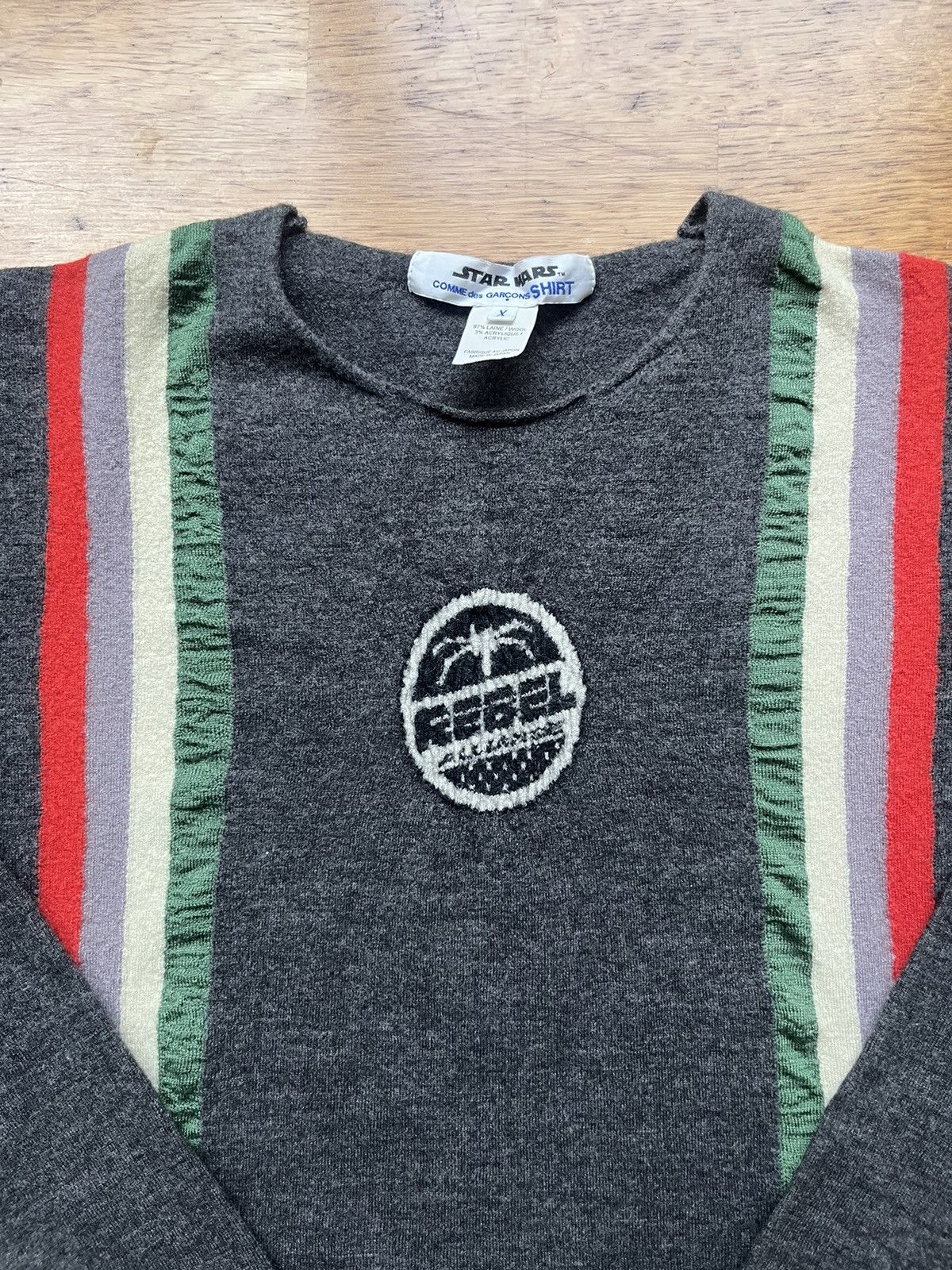 Comme des Garcons × Comme des Garcons Homme × Comme des Garcons SHIRT RUNWAY SS13 Comme Des Garcons SHIRT “Rebels” Sweater Size US M / EU 48-50 / 2 - 3 Thumbnail