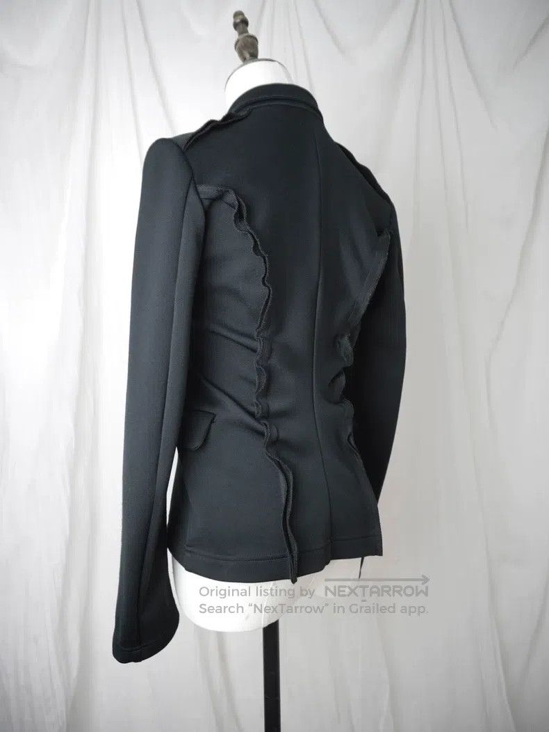 Comme des Garcons Comme Des Garcons Black Ripped Short Jacket Size S / US 4 / IT 40 - 6 Thumbnail