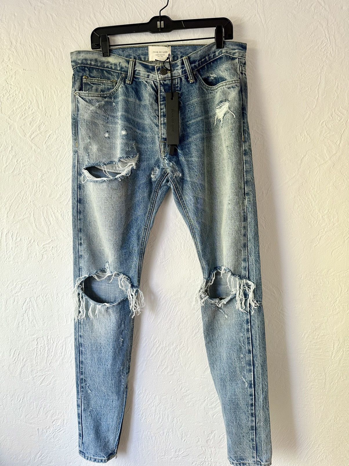 Fear of God Fear of God 4th Collection 2nd Batch Selvedge Denim Size 33 |  Grailed