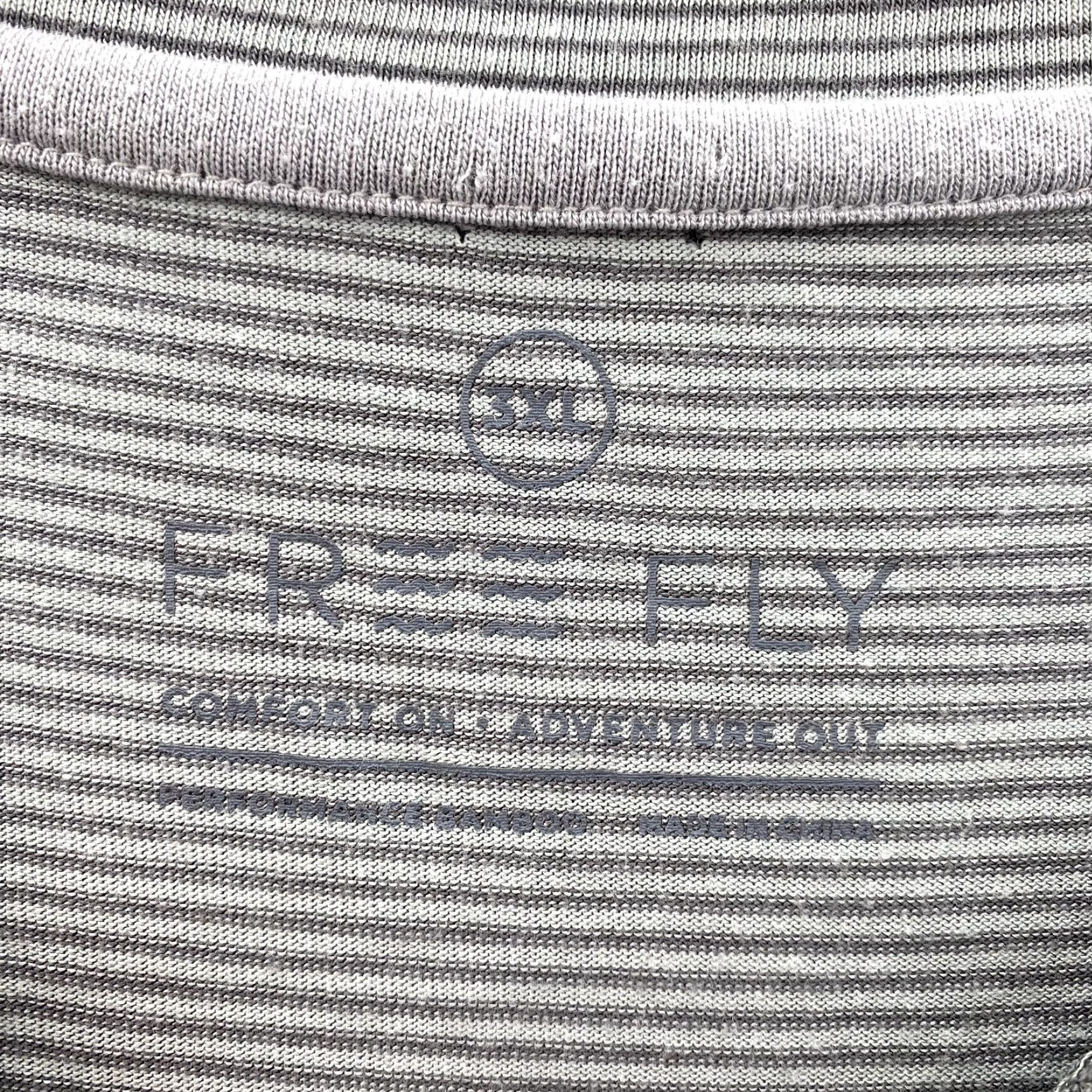 Vintage Free Fly Henley Shirt Men 3XL Blue Stripe Bamboo Performance Preppy Outdoor Shirt Mens 3XL Blue Stripe Bamboo Performance Pr Size US XXL / EU 58 / 5 - 4 Thumbnail