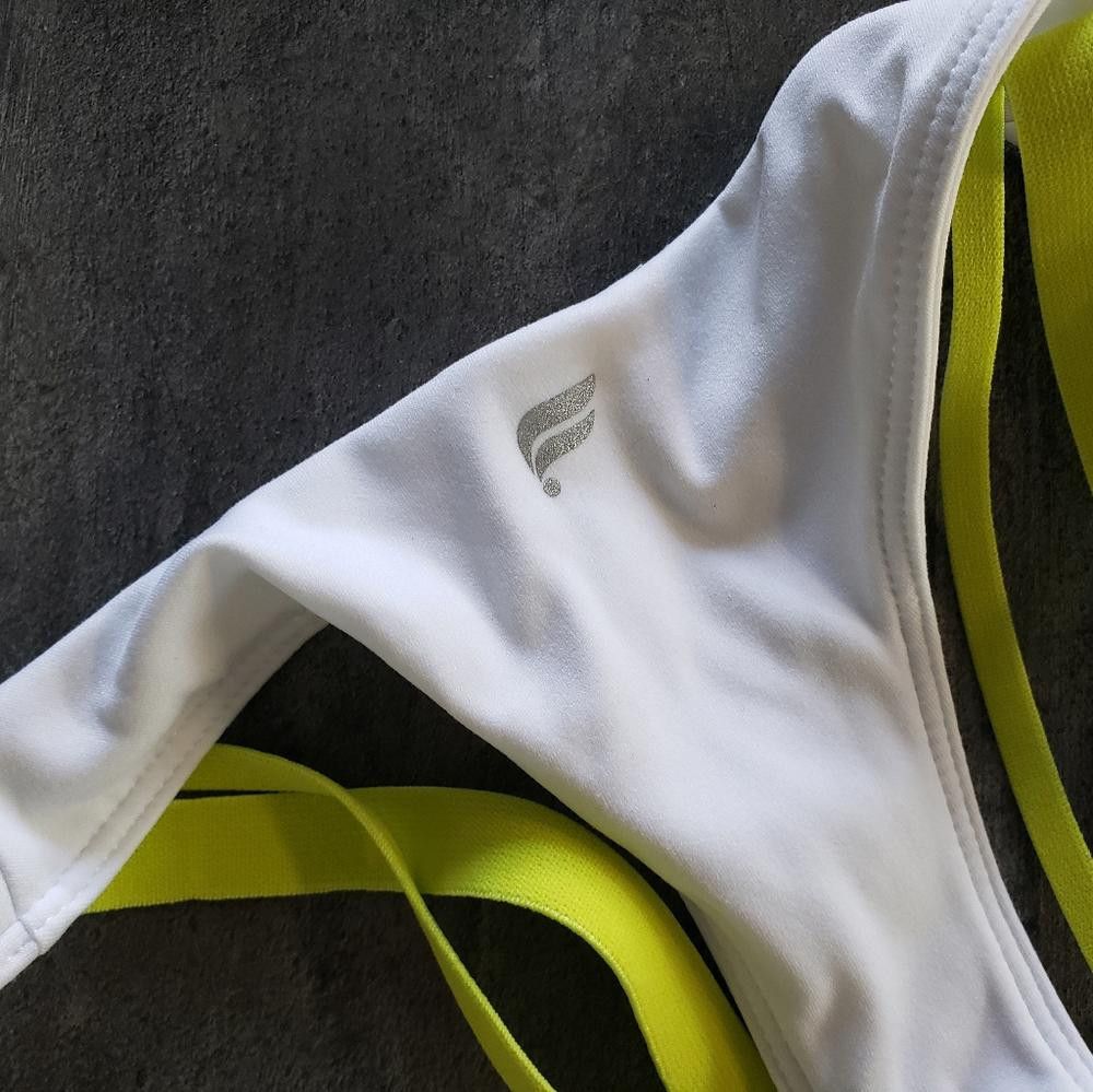 Fabletics White Neon | Fabletics | Kessler Sport Bra Size ONE SIZE - 4 Thumbnail