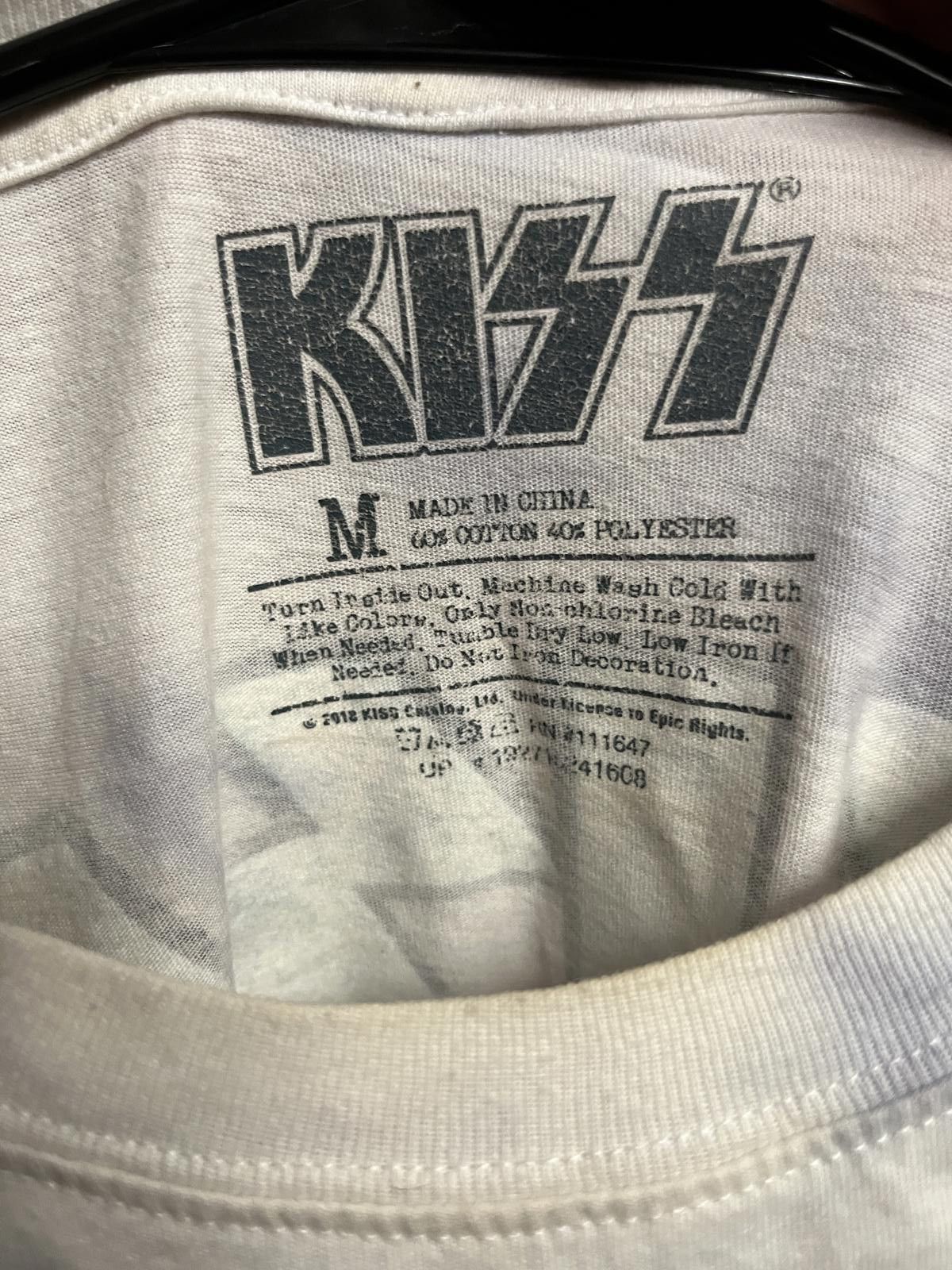Designer KISS in concert Long Sleeve Tie Dye T-shirt - M Size US M / EU 48-50 / 2 - 3 Thumbnail