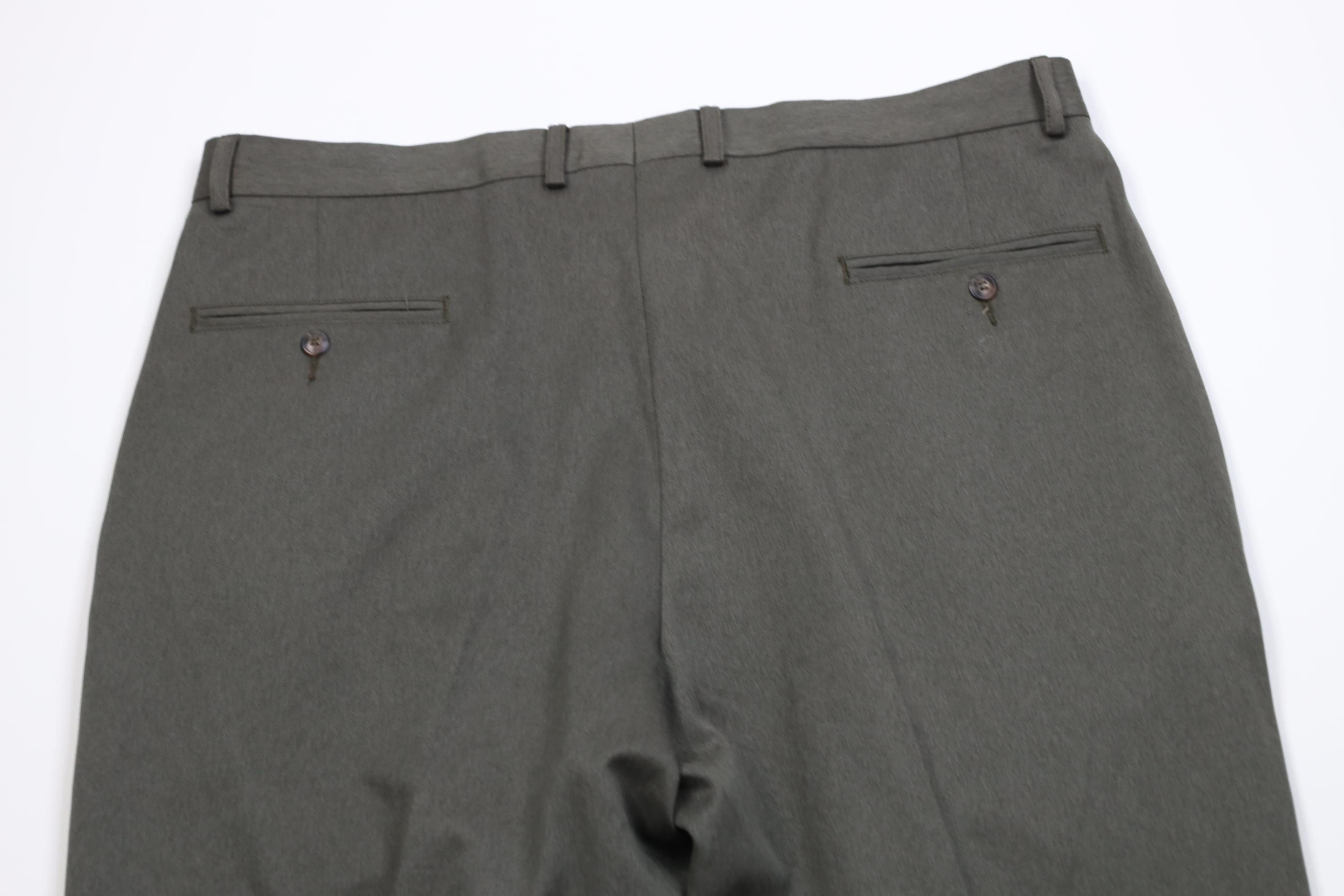 Vintage Vintage 90s Streetwear Wide Leg Chino Pants Heather Green Size US 40 / EU 56 - 11 Thumbnail
