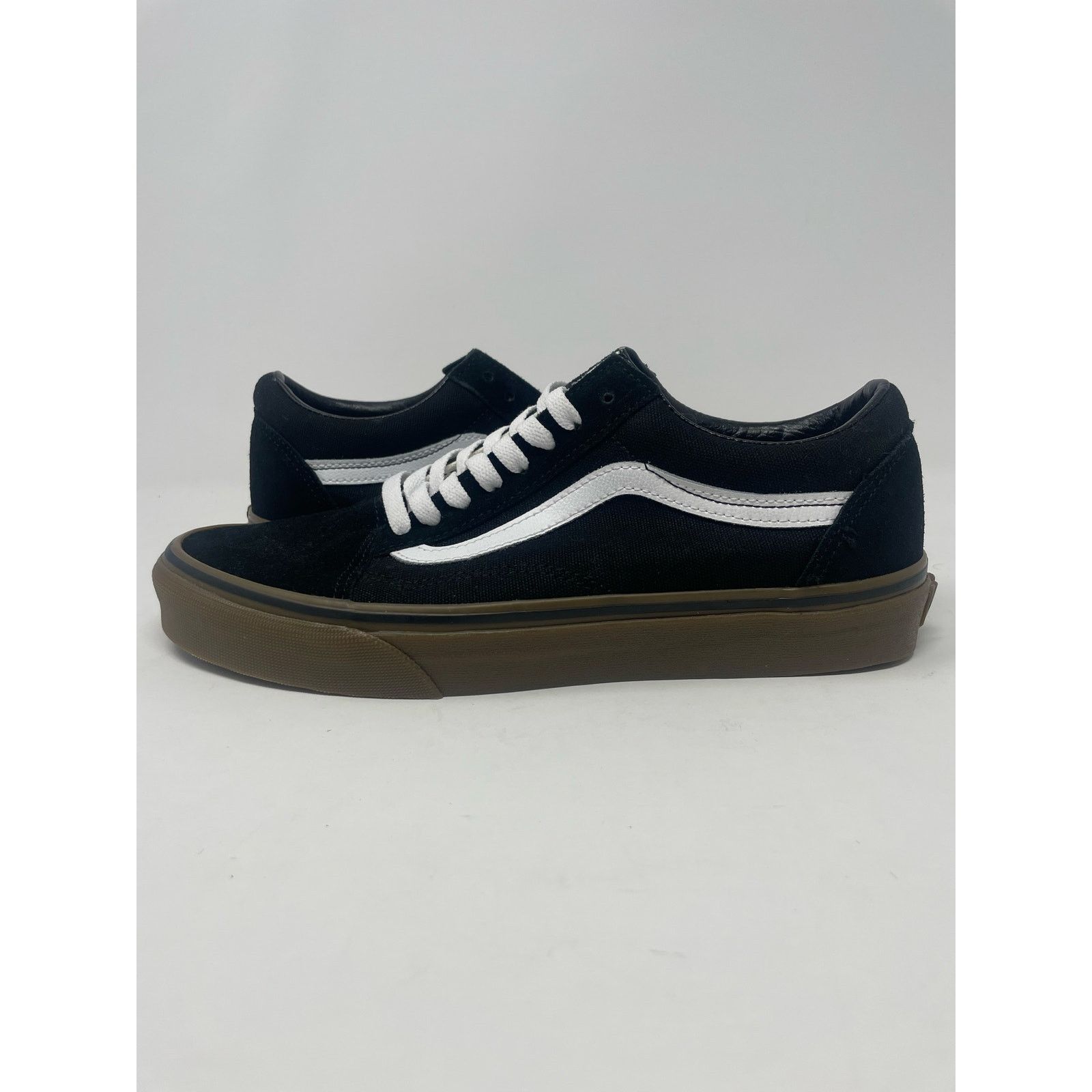 Vans Old Skool Black Khaki Skate Shoes Mens Size Brand New