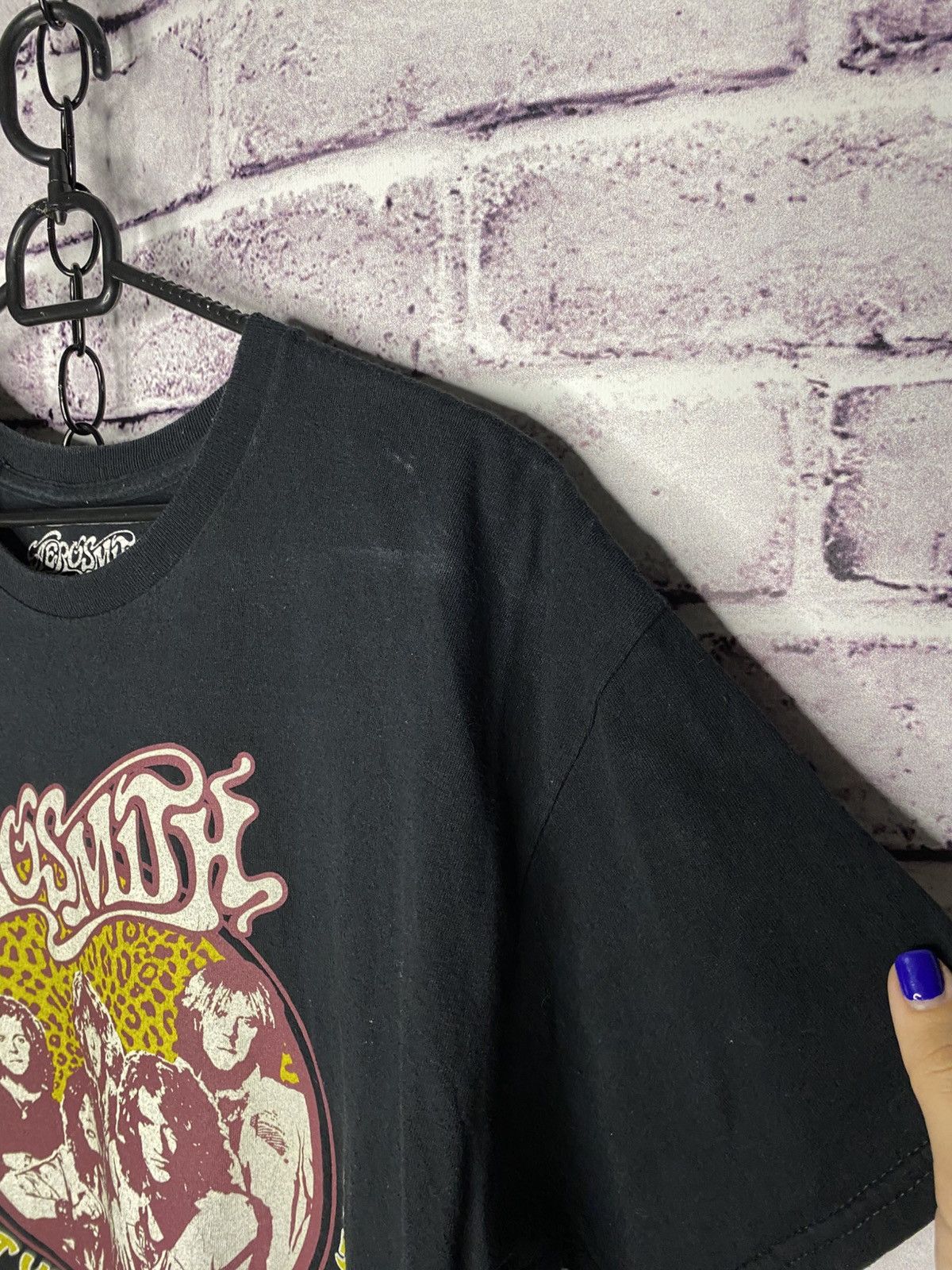 Aerosmith Men's Aero Smith Get Your Wings US Tour 74 Reprint Tee Size US L / EU 52-54 / 3 - 7 Thumbnail