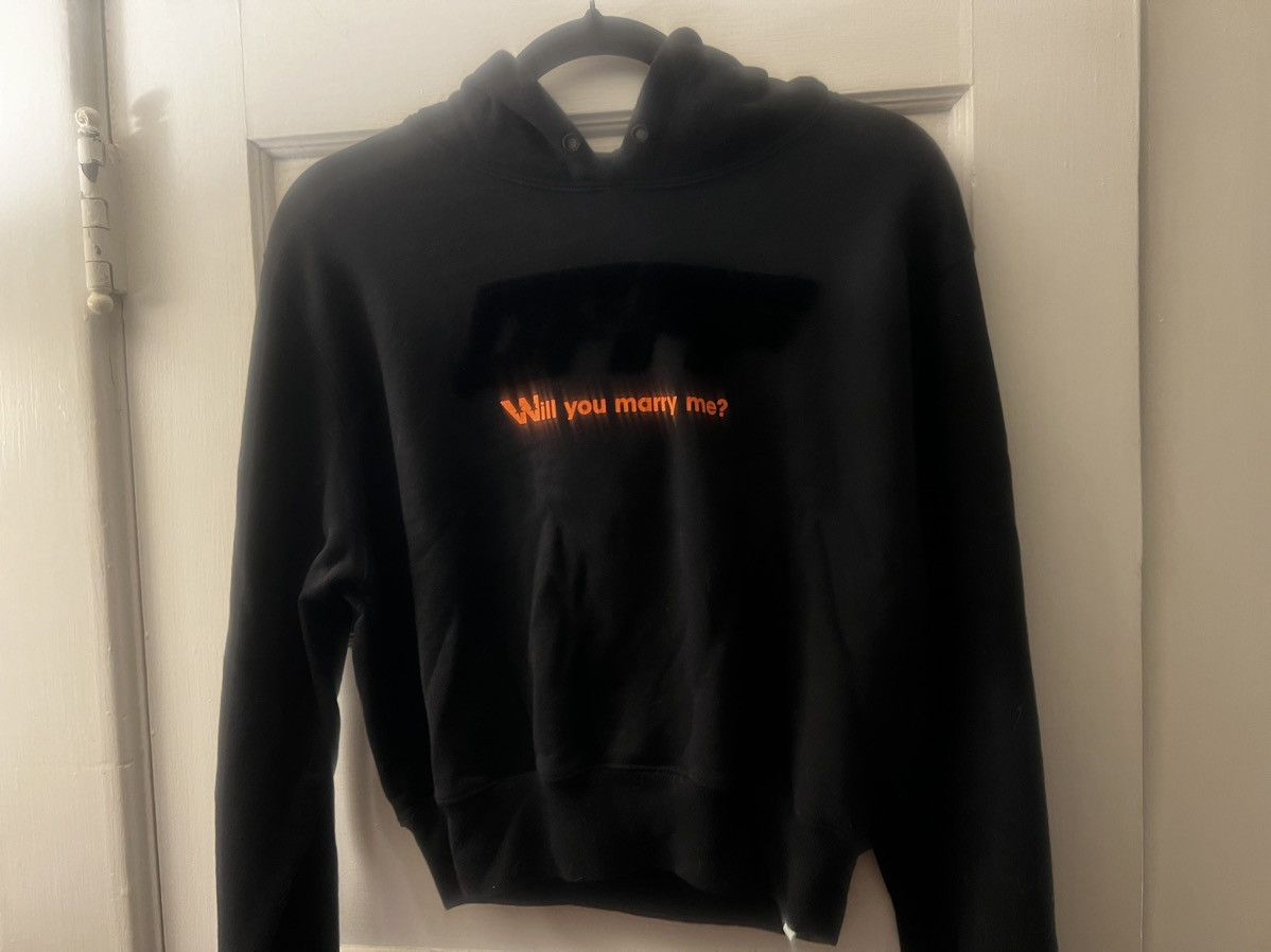 Off-White Off- White Will You Marry Me Hoodie Size XS Size XS / US 0-2 / IT 36-38 - 3 Thumbnail
