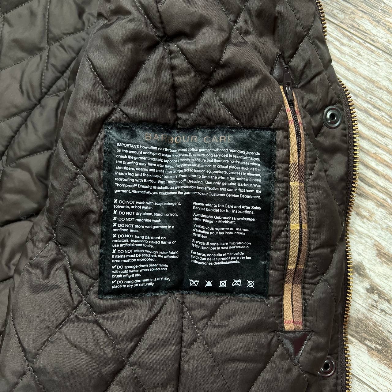 Barbour Barbour Rebel Wax Women's Jacket Waxed Cotton England Style Size XL / US 12-14 / IT 48-50 - 9 Thumbnail