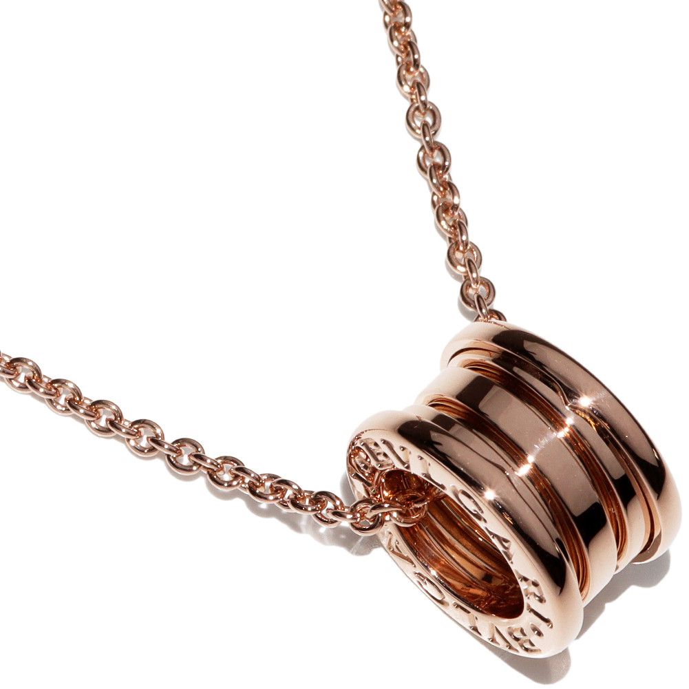 Bvlgari Bvlgari K18PG B.zero1 Pendant Necklace 335924 Metal Necklace 335924 in Great Condition