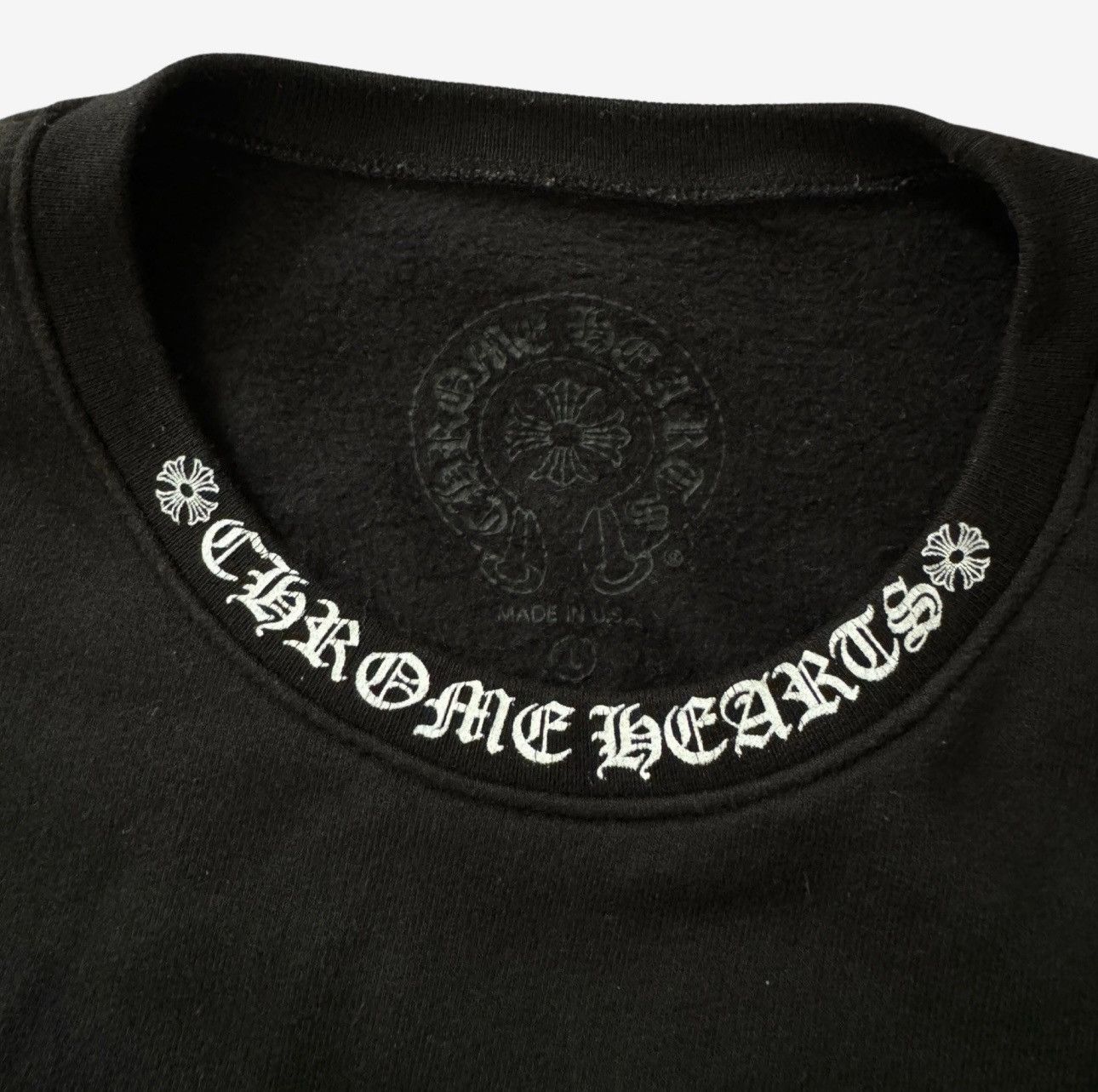 Chrome Hearts Chrome hearts Goth Logo Sweatshirt Sz.L Size US L / EU 52-54 / 3 - 7 Thumbnail