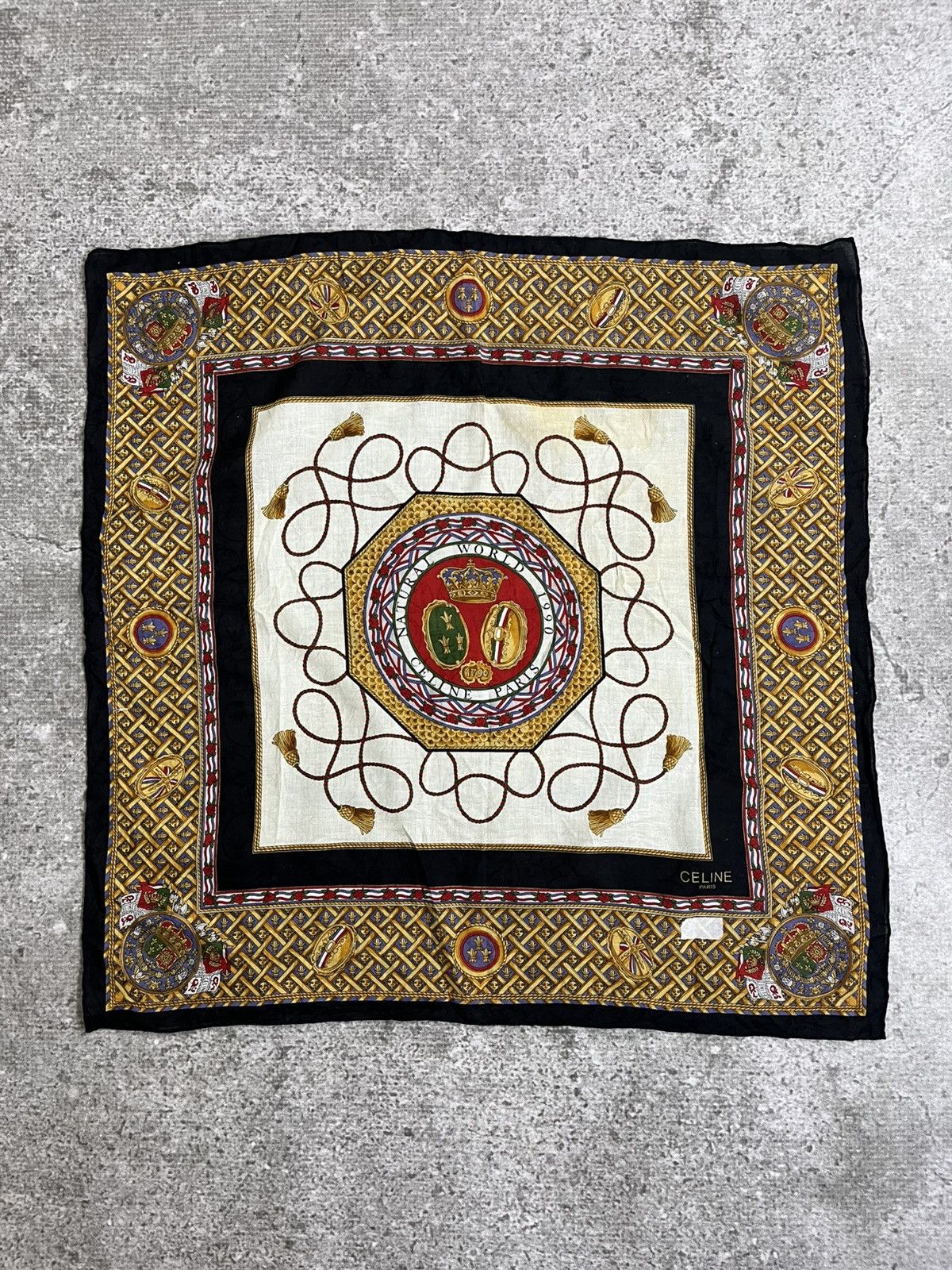 Celine Vintage Celine Handkerchief / Bandana / Neckerchief Size ONE SIZE - 1 Thumbnail