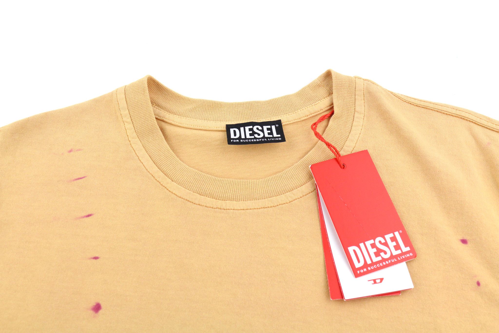 Diesel T-JUST-E25 L Crew Neck Tricot Logo Light T-Shirt 40314 Size US L / EU 52-54 / 3 - 4 Thumbnail