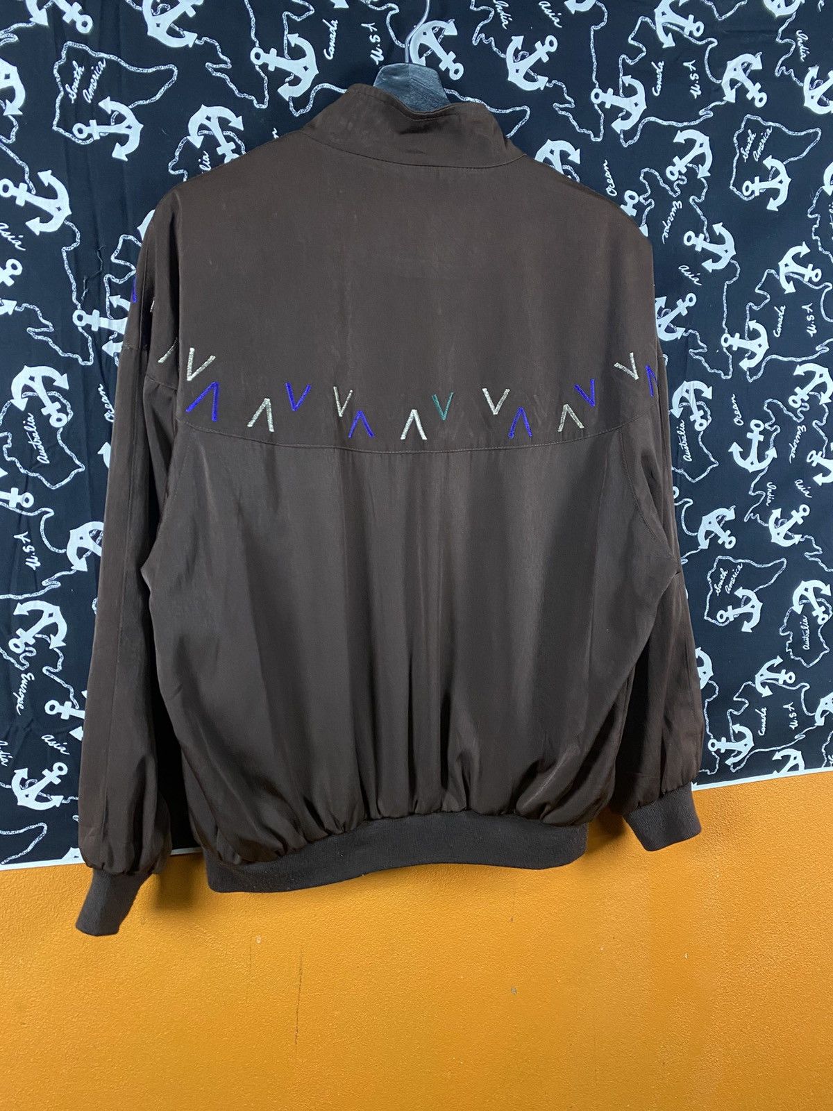 Vintage Vintage Brown Embroidered Bomber Jacket Zip-Up Retro Casual Size US M / EU 48-50 / 2 - 8 Thumbnail