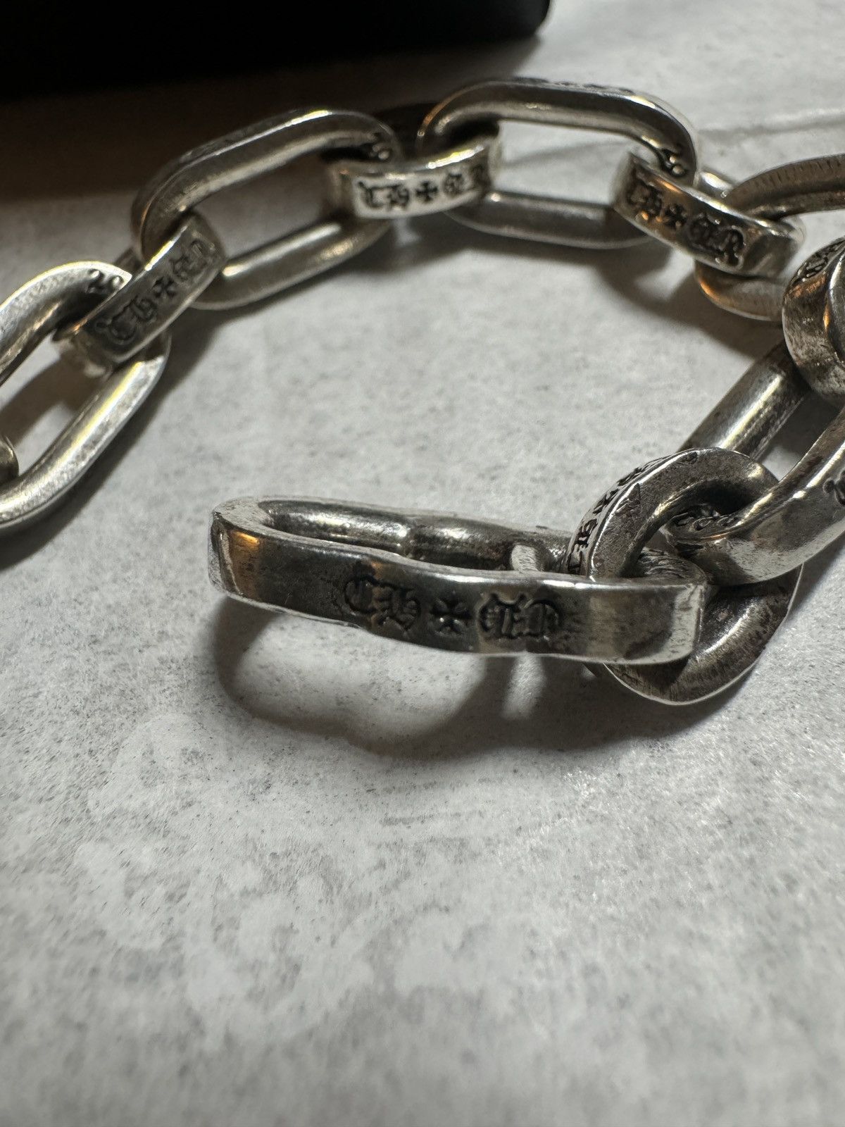 Chrome Hearts Chrome Hearts Paper Chain Bracelet Large Links Size ONE SIZE - 5 Thumbnail