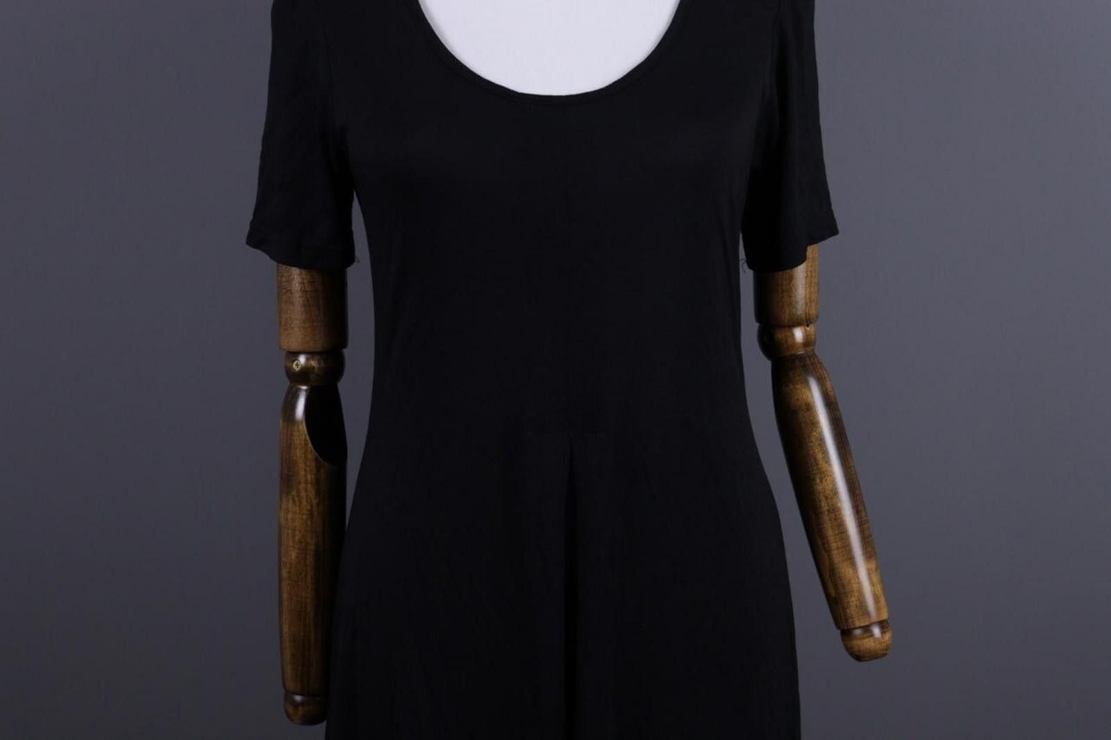 Designer Gudrun Sjoden Black Long Sleeve Scoop Tunic Dress Size M Size M / US 6-8 / IT 42-44 - 5 Thumbnail
