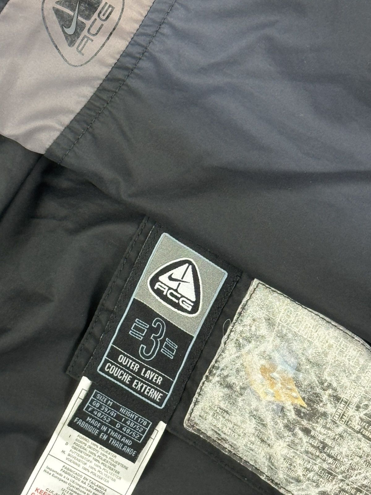 Nike × Nike ACG × Vintage NIKE ACG VINTAGE DOUBLE SIDED TEDDY FLEECE / NYLON JACKET Size US M / EU 48-50 / 2 - 15 Thumbnail
