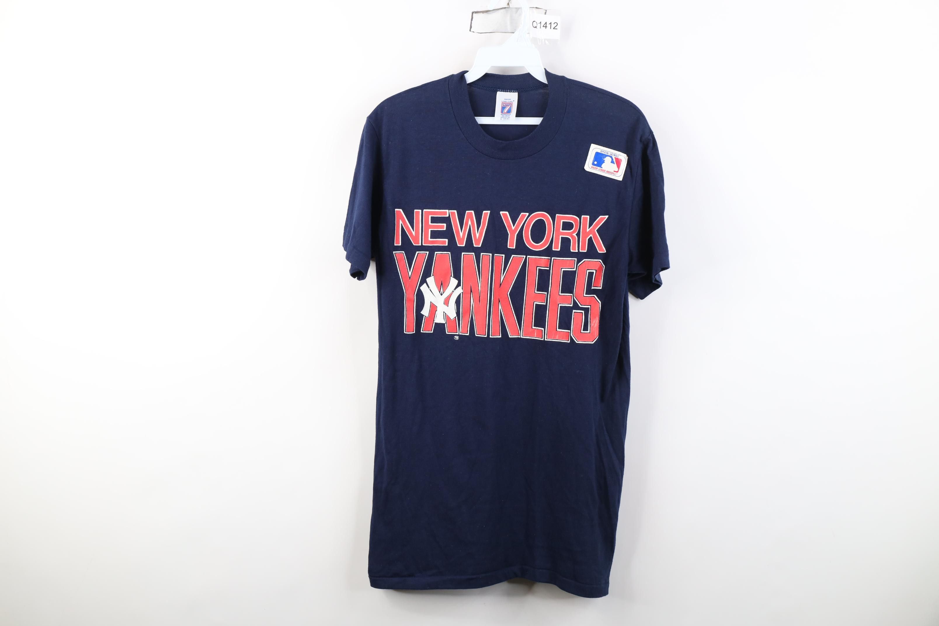Vintage Deadstock Vintage 80s New York Yankees Baseball T-Shirt USA Size US M / EU 48-50 / 2 - 1 Thumbnail