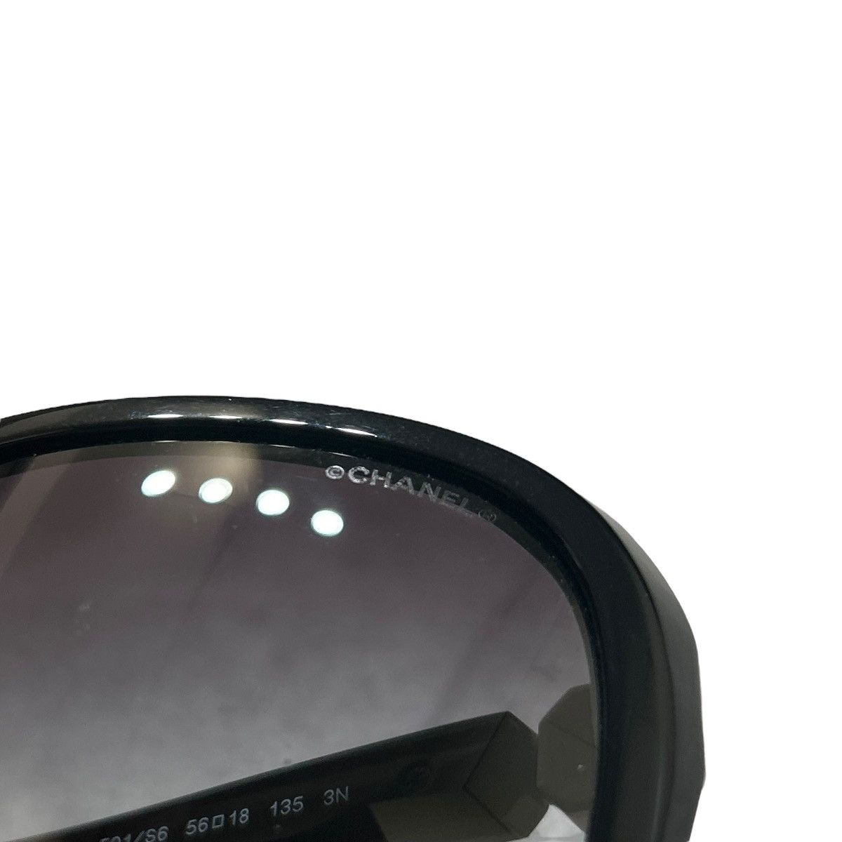 Chanel 468 CHANEL sunglasses black with case Size ONE SIZE - 13 Thumbnail